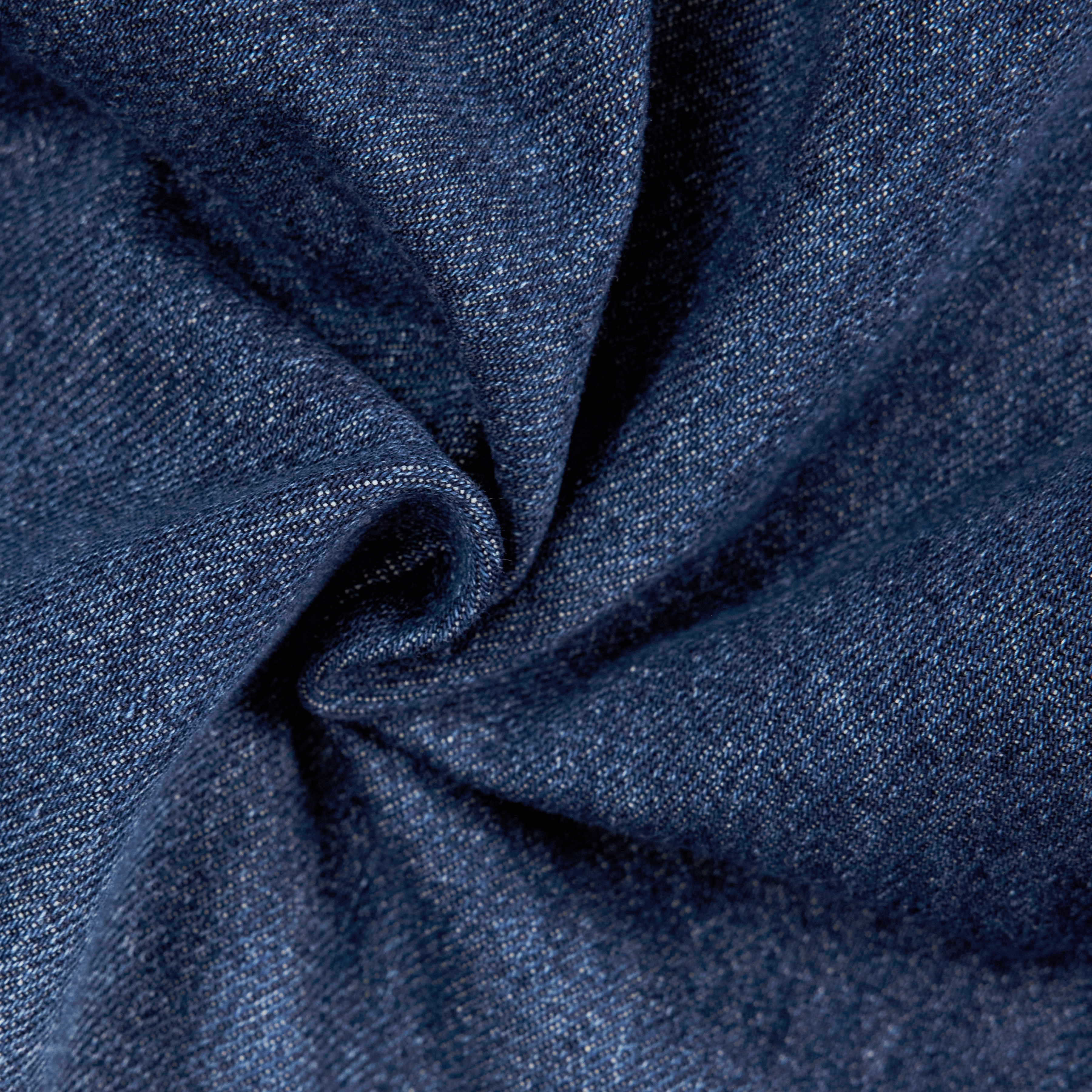 LIABLE - Relaxed fit trousers in soft denim - women - blue - Materialbild (B2C)