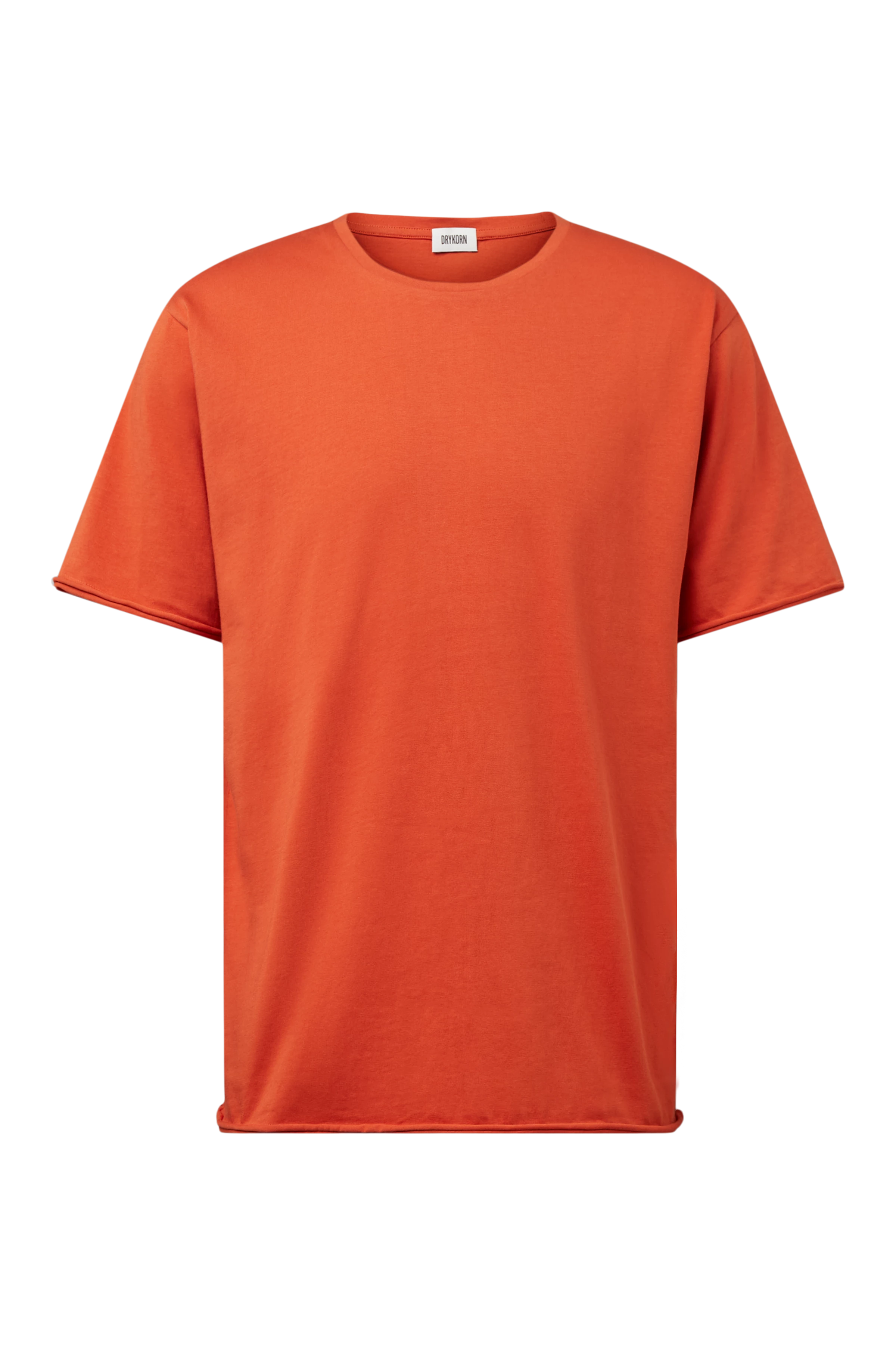 KENDRICK_2 - T-shirt in pure cotton - men - orange - Freisteller Frontansicht