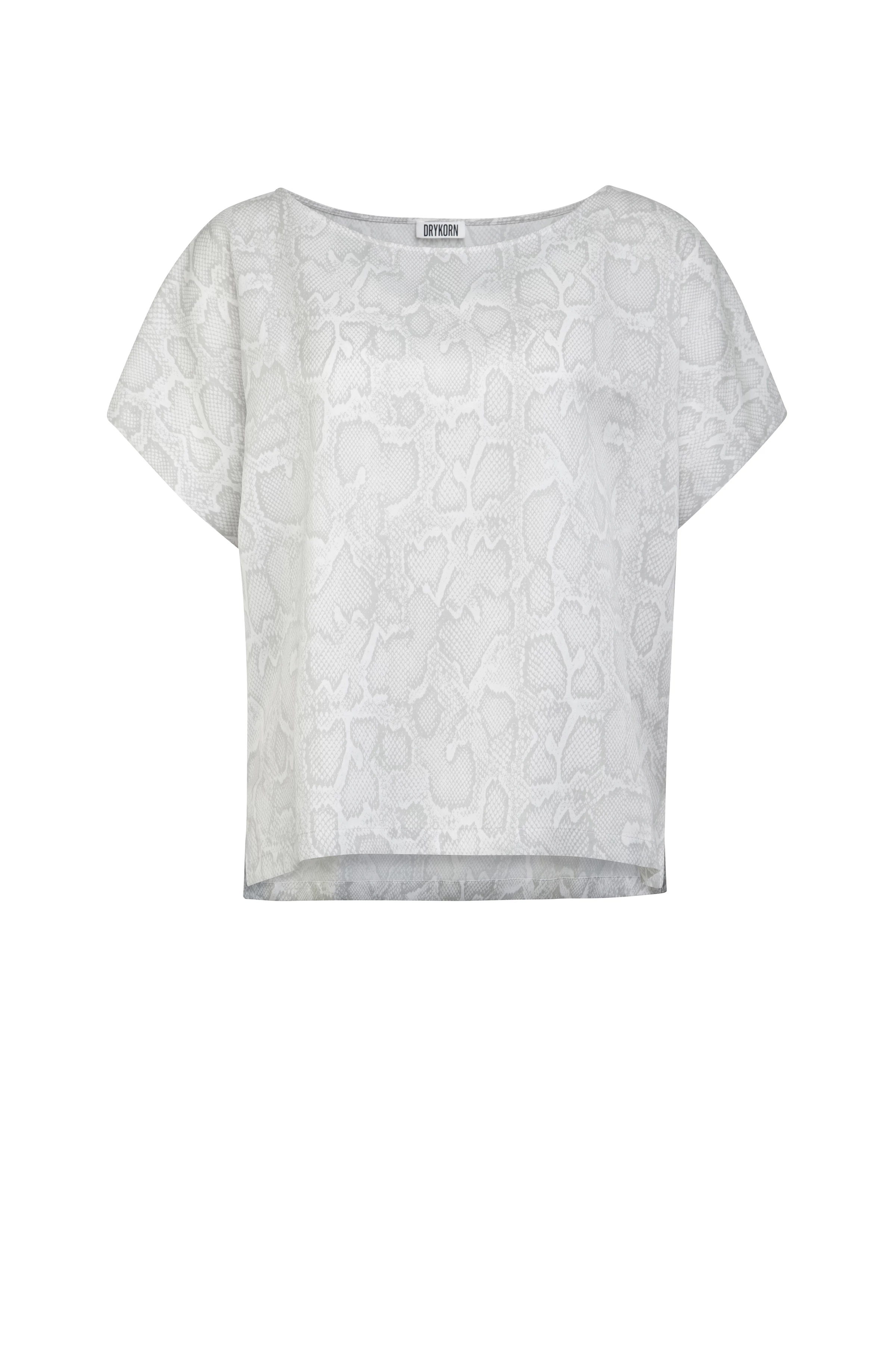 SOMIA - Kurzarmbluse - Damen - grau - Freisteller Frontansicht