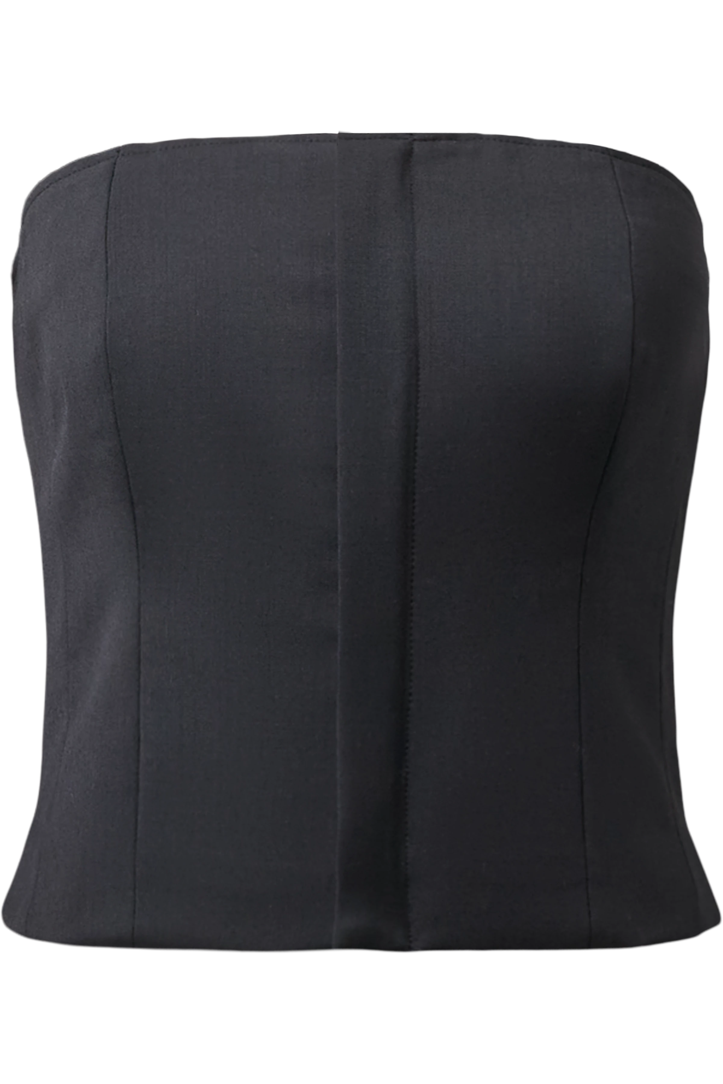 IDLE_1 - Tailored Serge Corset - women - black - Freisteller Frontansicht