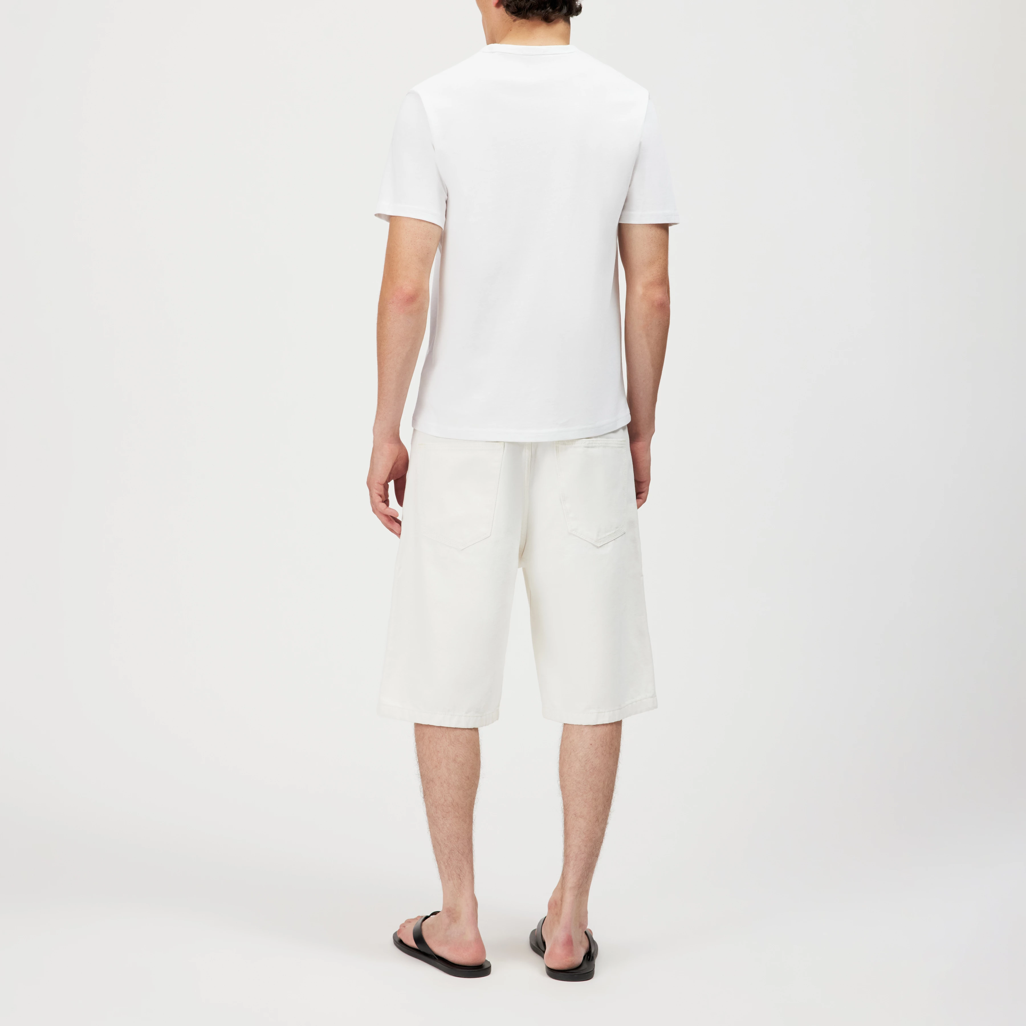 Men T-shirt MANNTE in white from DRYKORN