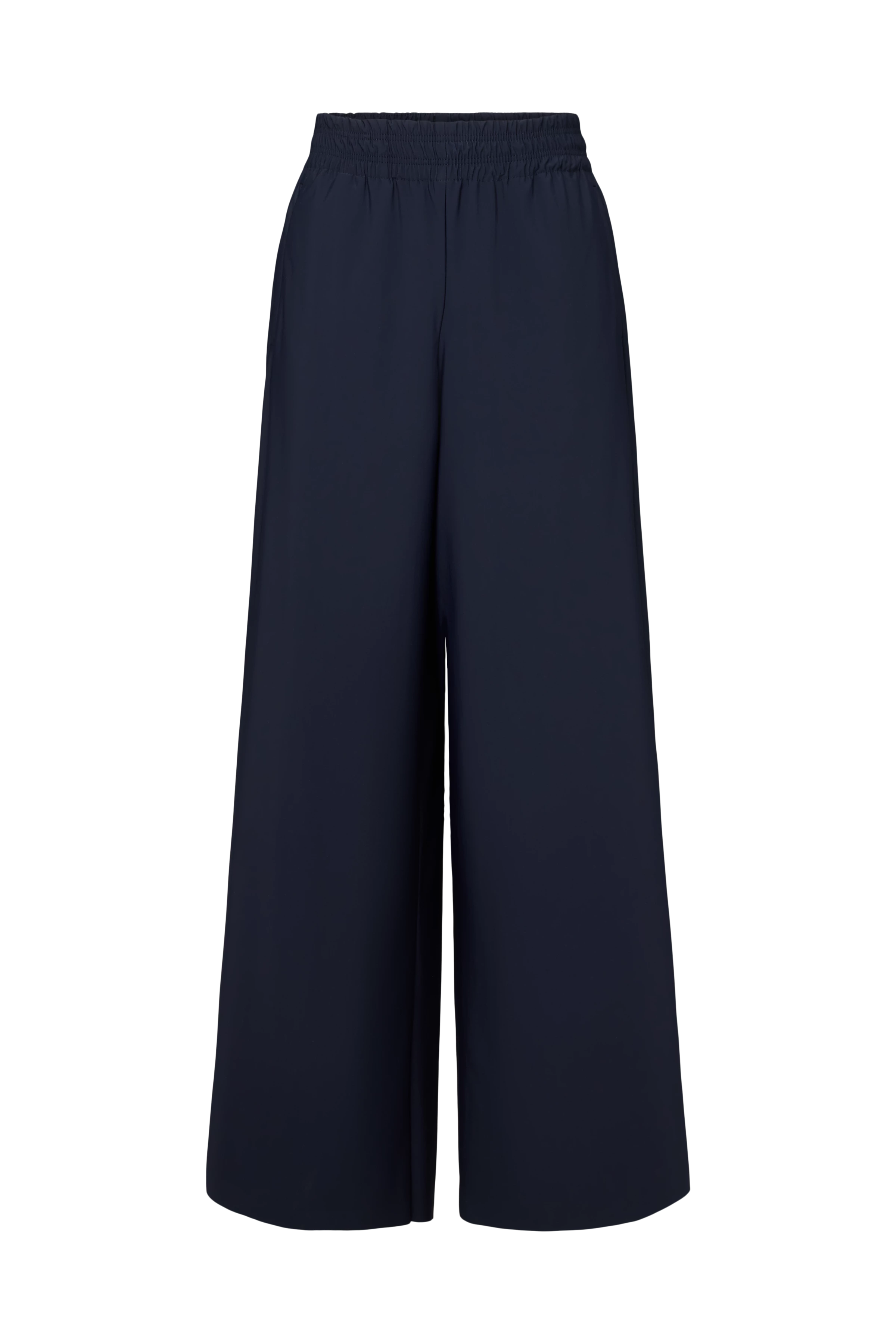 CEILING - Wide trousers in jersey - women - blue - Freisteller Frontansicht