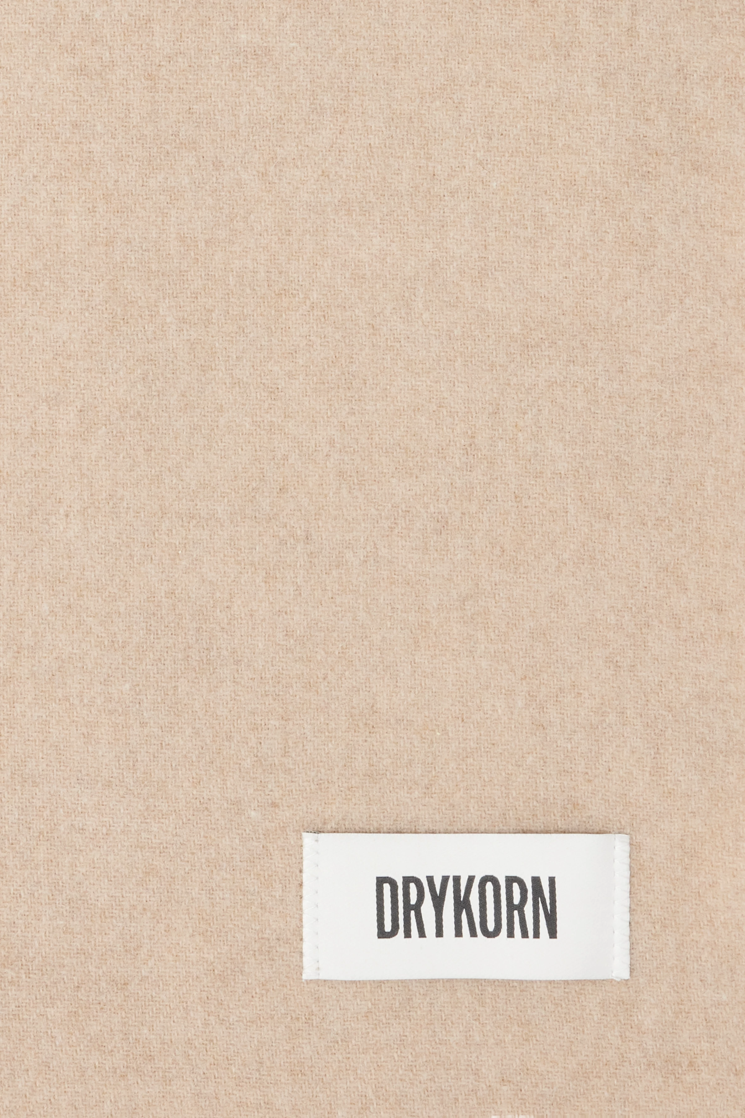 GAZE_4 - Schal in Wolltwill - Unisex - beige - Freisteller Detailansicht