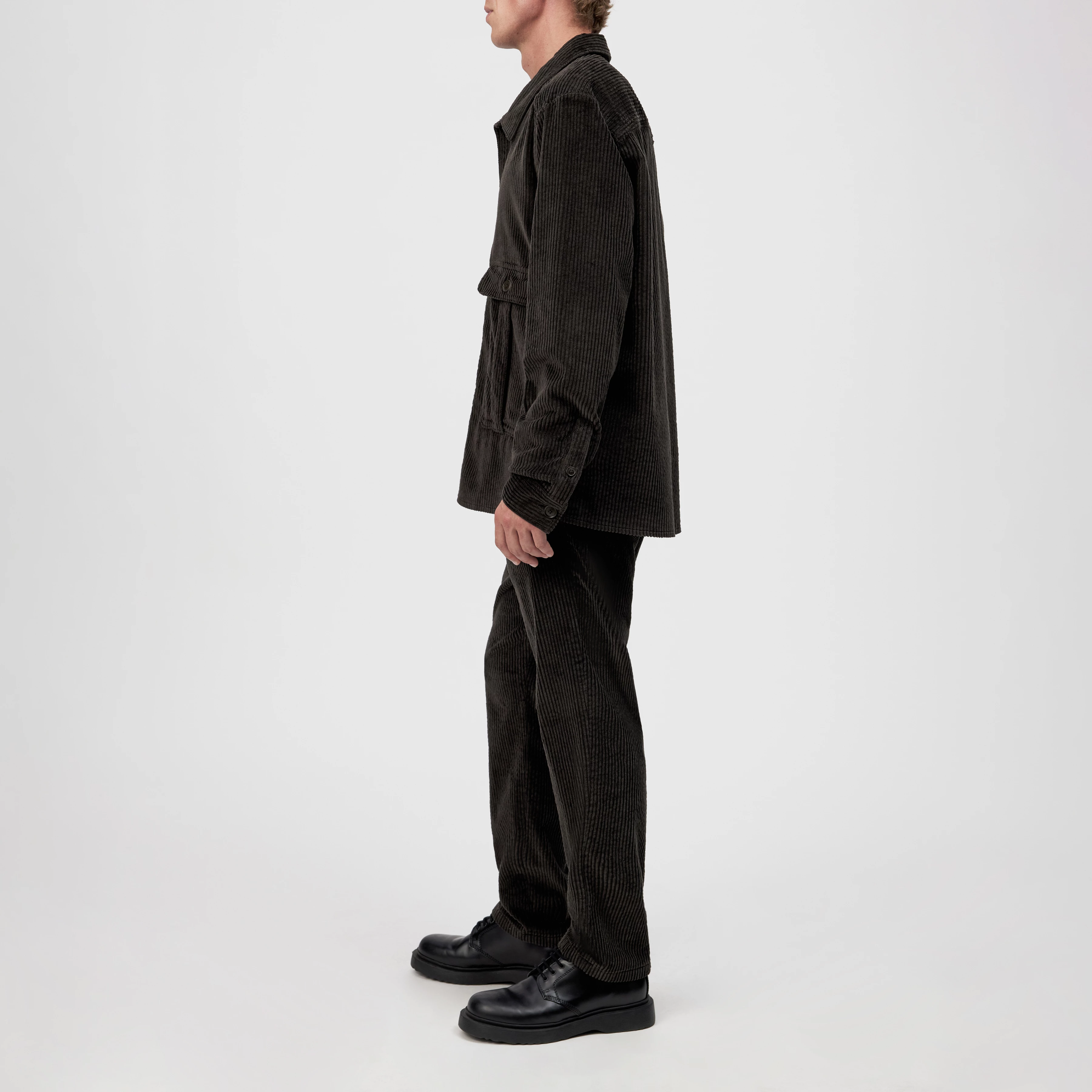 LIEWA - Overshirt in Baumwoll-Breitcord - Herren - braun - Seitenansicht