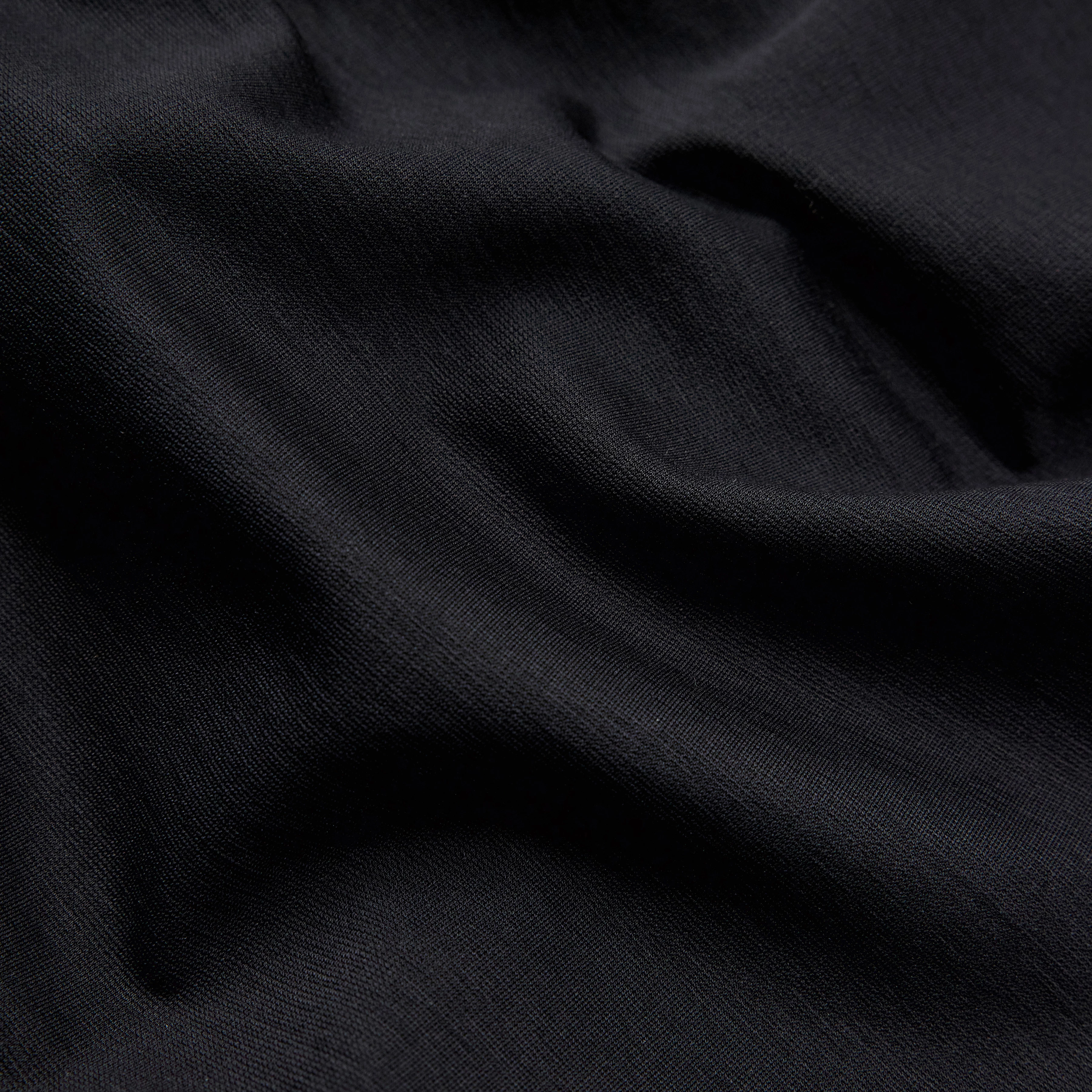 BEATREA - Kleid mit Stehkragen in Lyocell-Mix - Damen - schwarz - Materialbild (B2C)