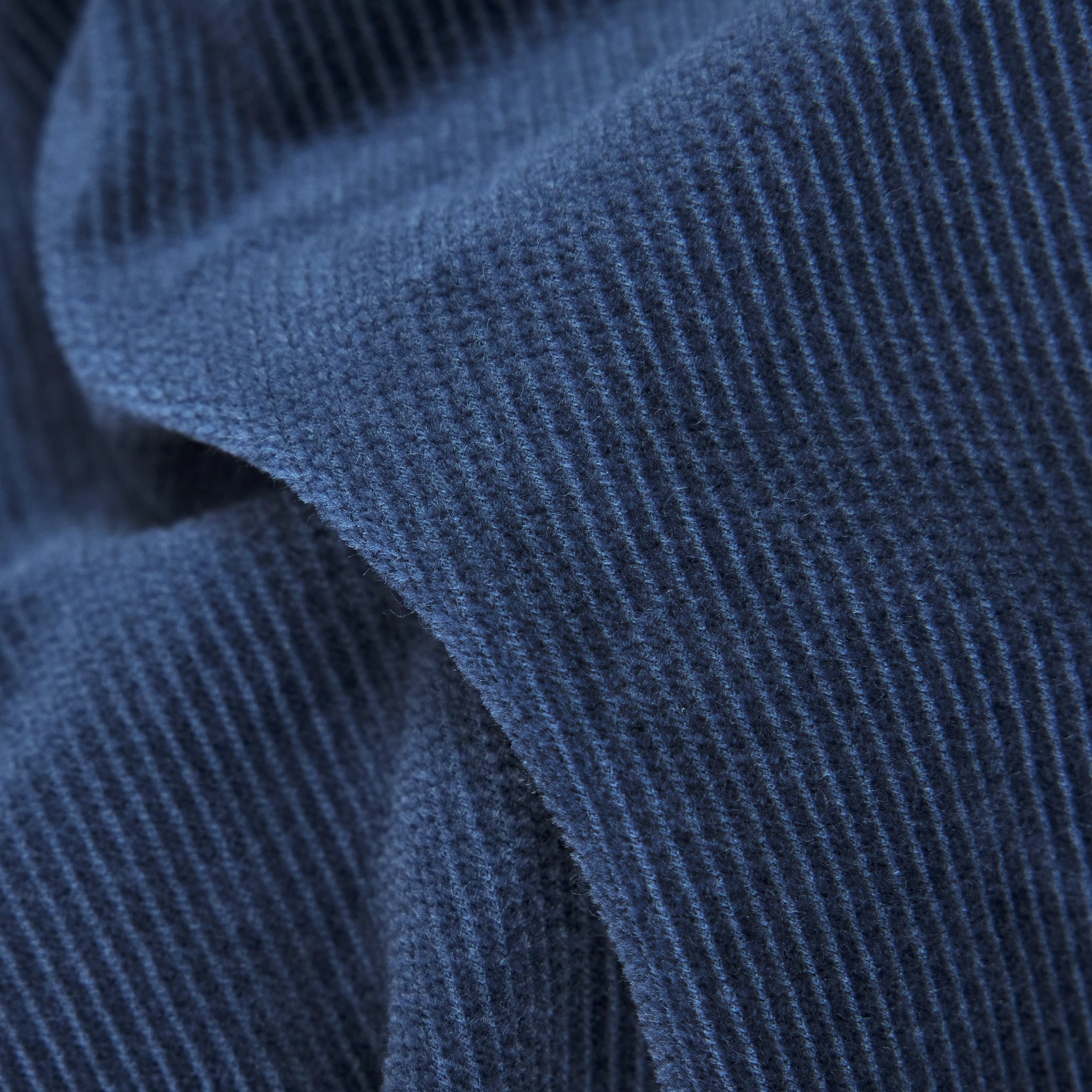 LIET_3 - Button-Down Hemd in Samt-Optik - Herren - blau - Materialbild (B2C)