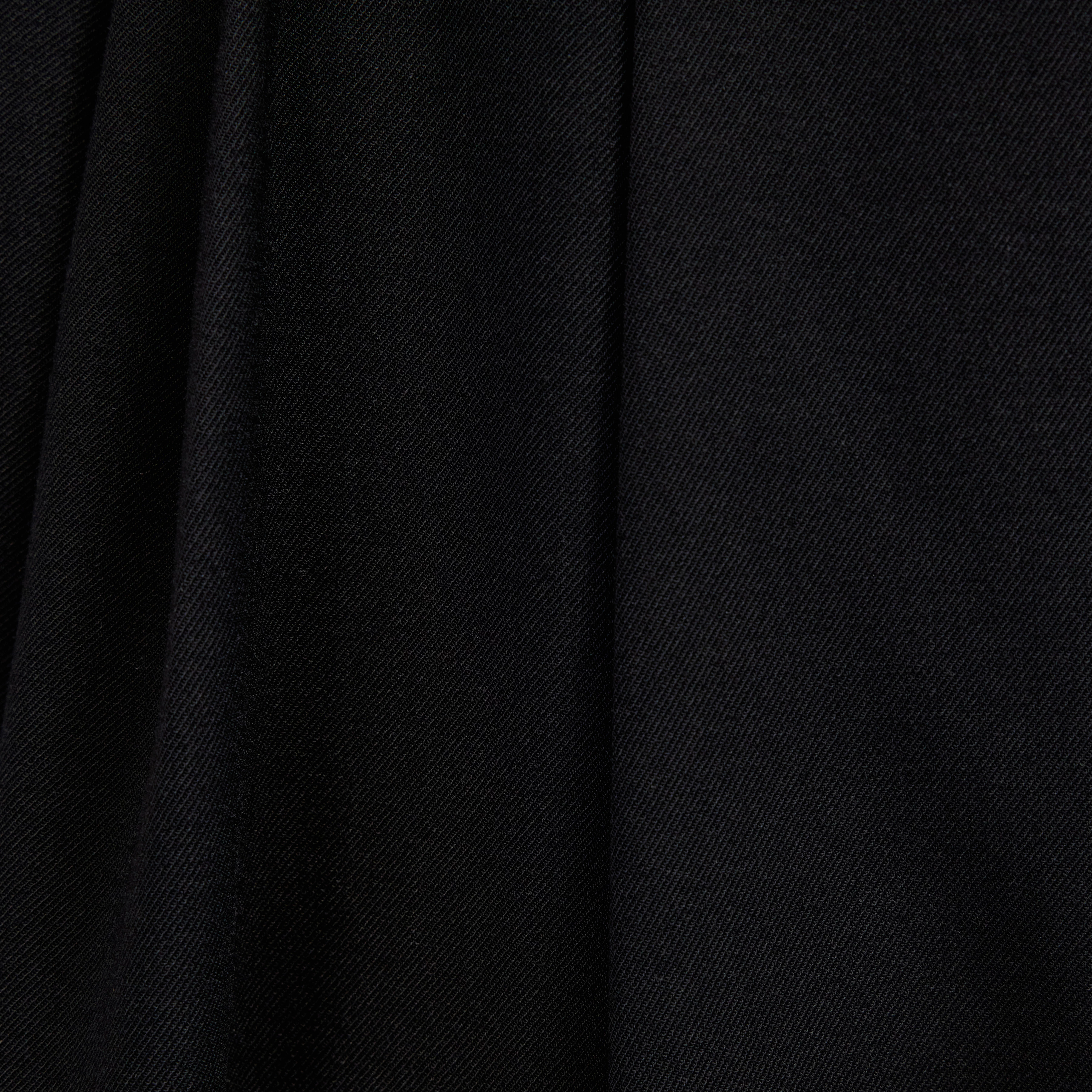 ELICIT - Wide twill pleat trousers - women - black - Materialbild (B2C)