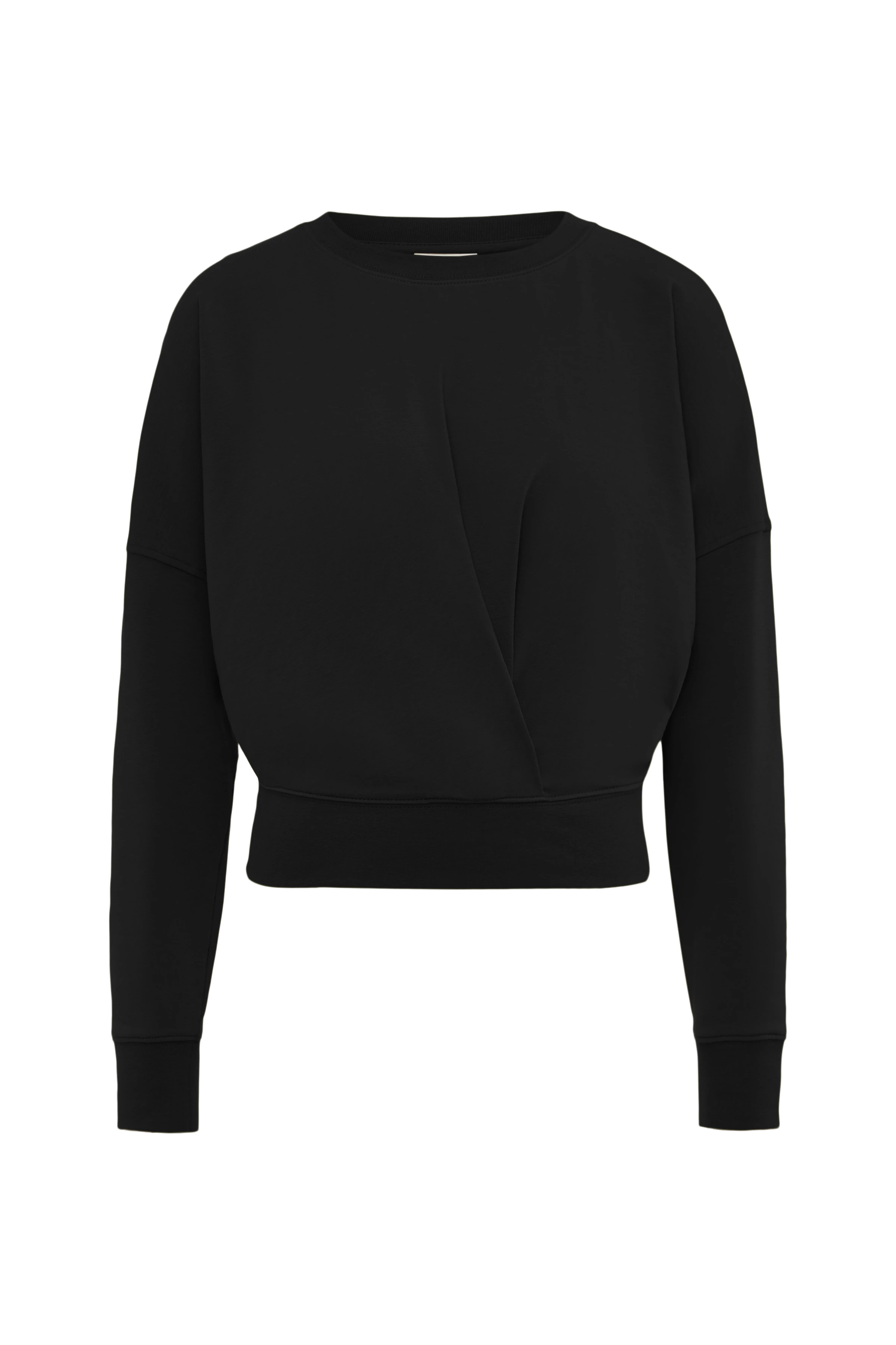 MASRE_P8 - Sweatshirt in Baumwoll-Mix - Damen - schwarz - Freisteller Frontansicht