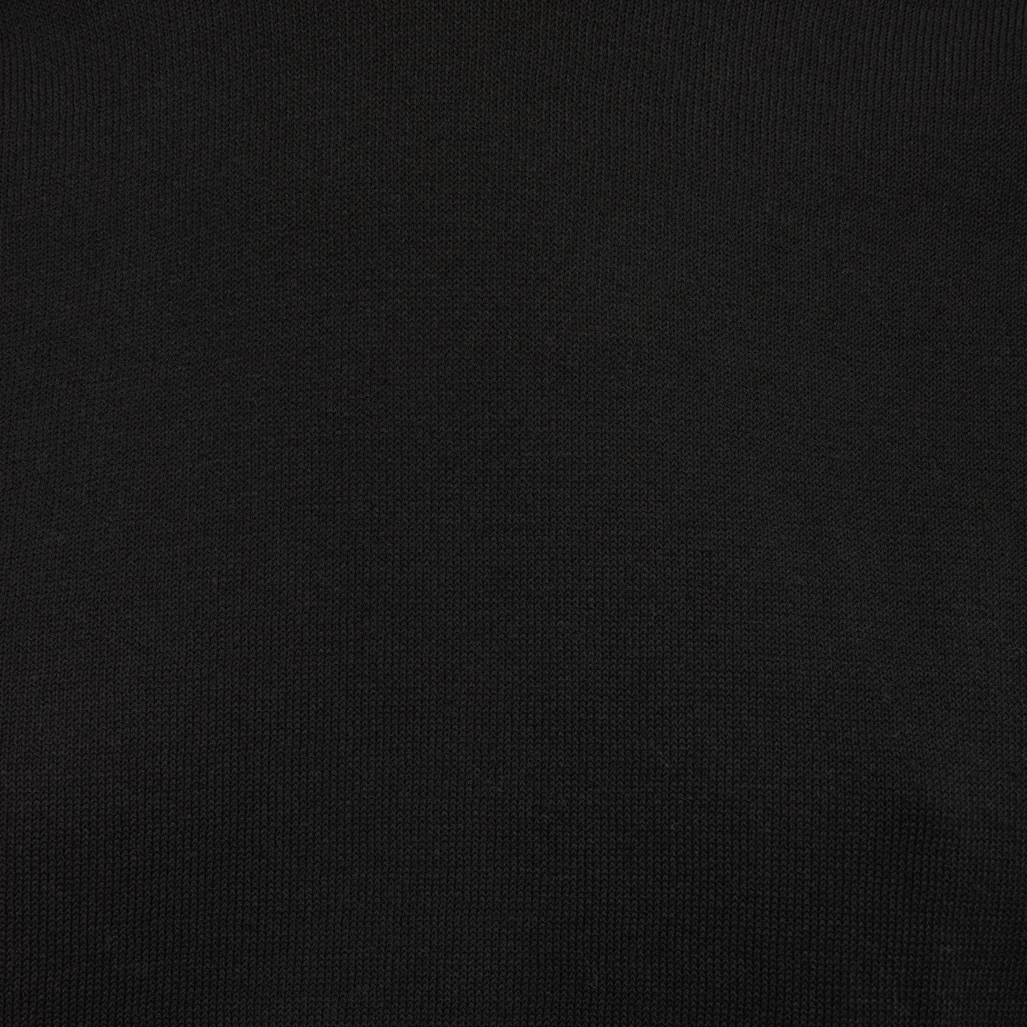 DILARY - Casual knitted T-shirt in cotton crêpe - women - black - Materialbild (B2C)