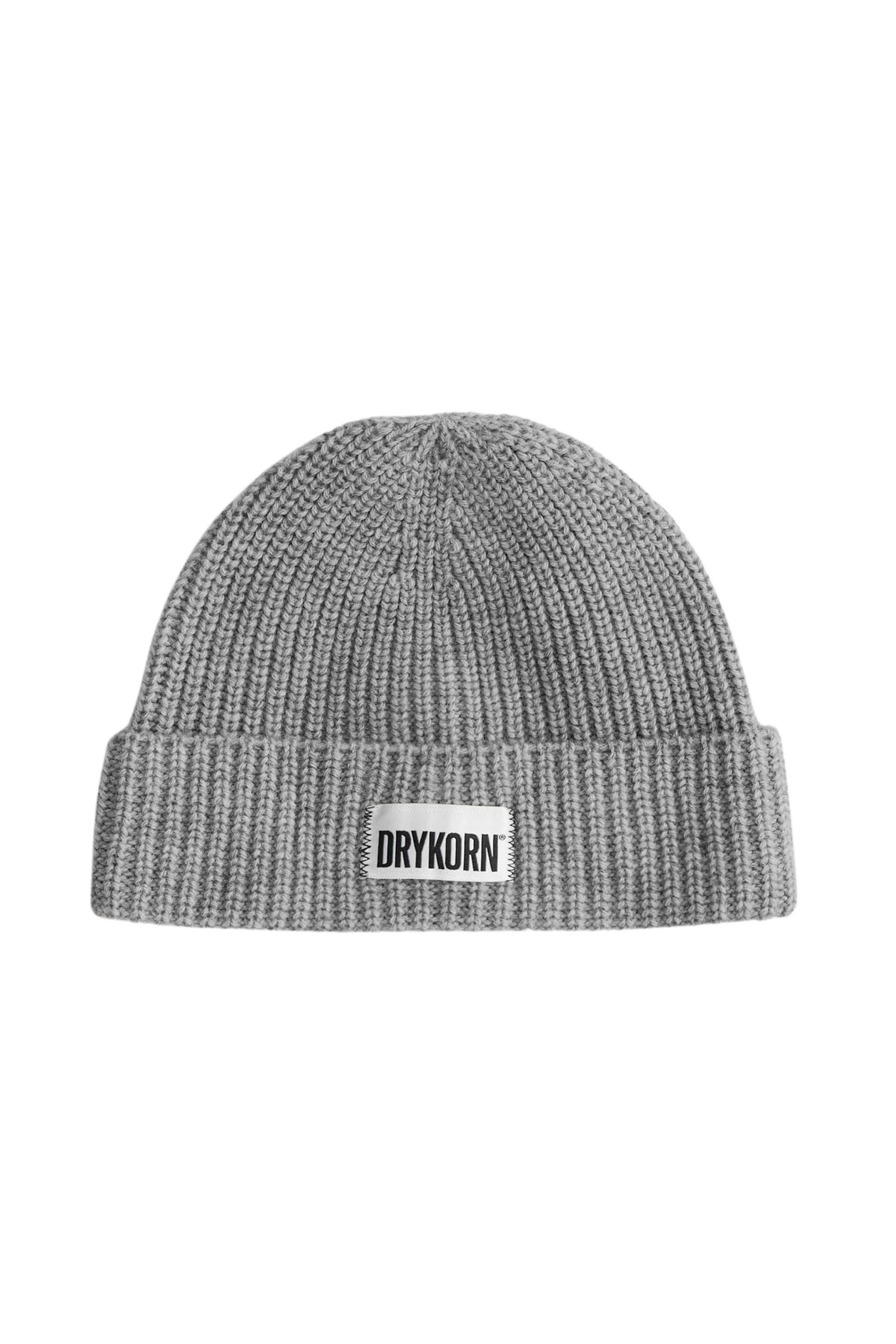 DEGGA - Beanie in Alpaka-Woll-Mix - Unisex - grau - Freisteller Frontansicht