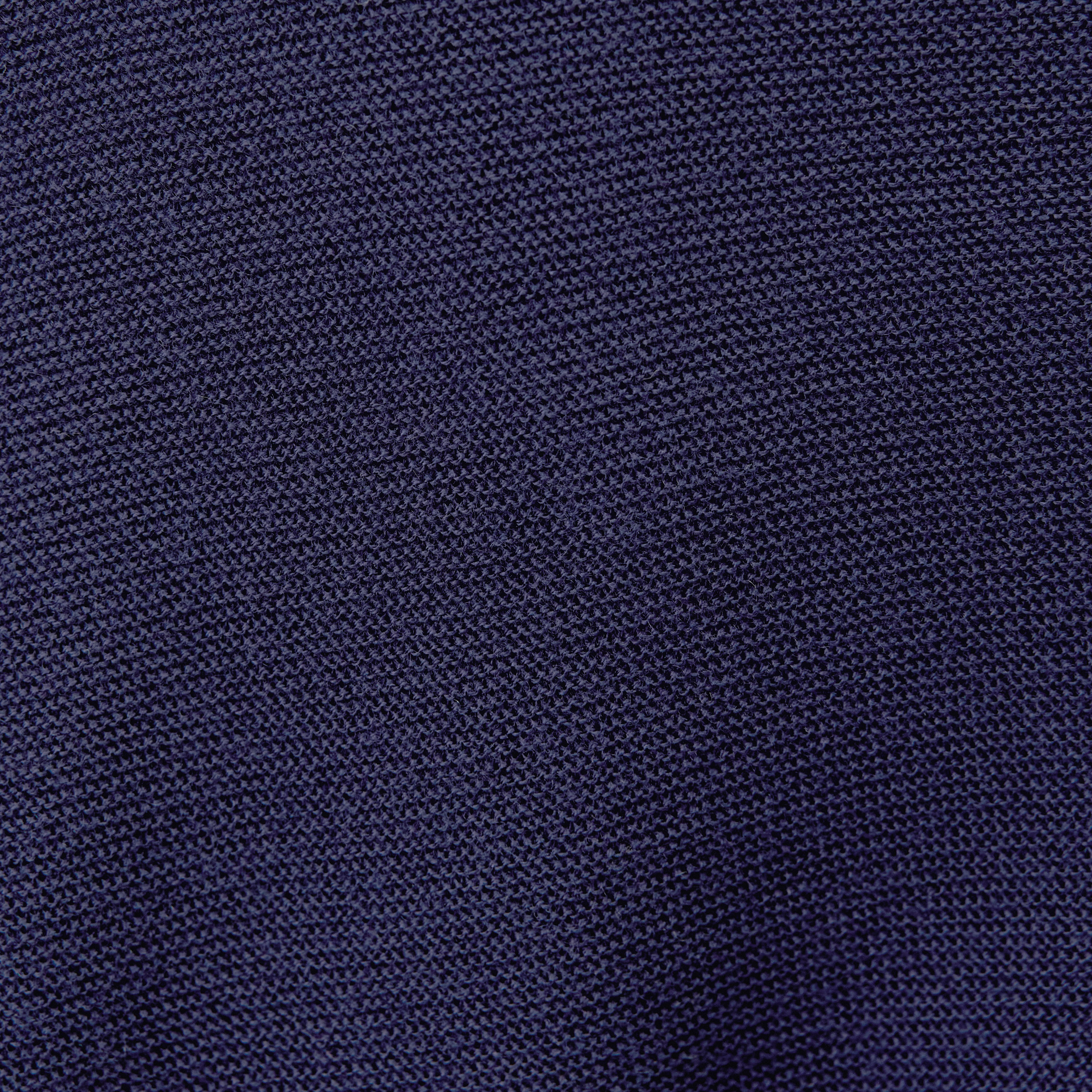 LIORA - Egg-shape turtleneck jumper in 100% merino wool - women - blue - Materialbild (B2C)