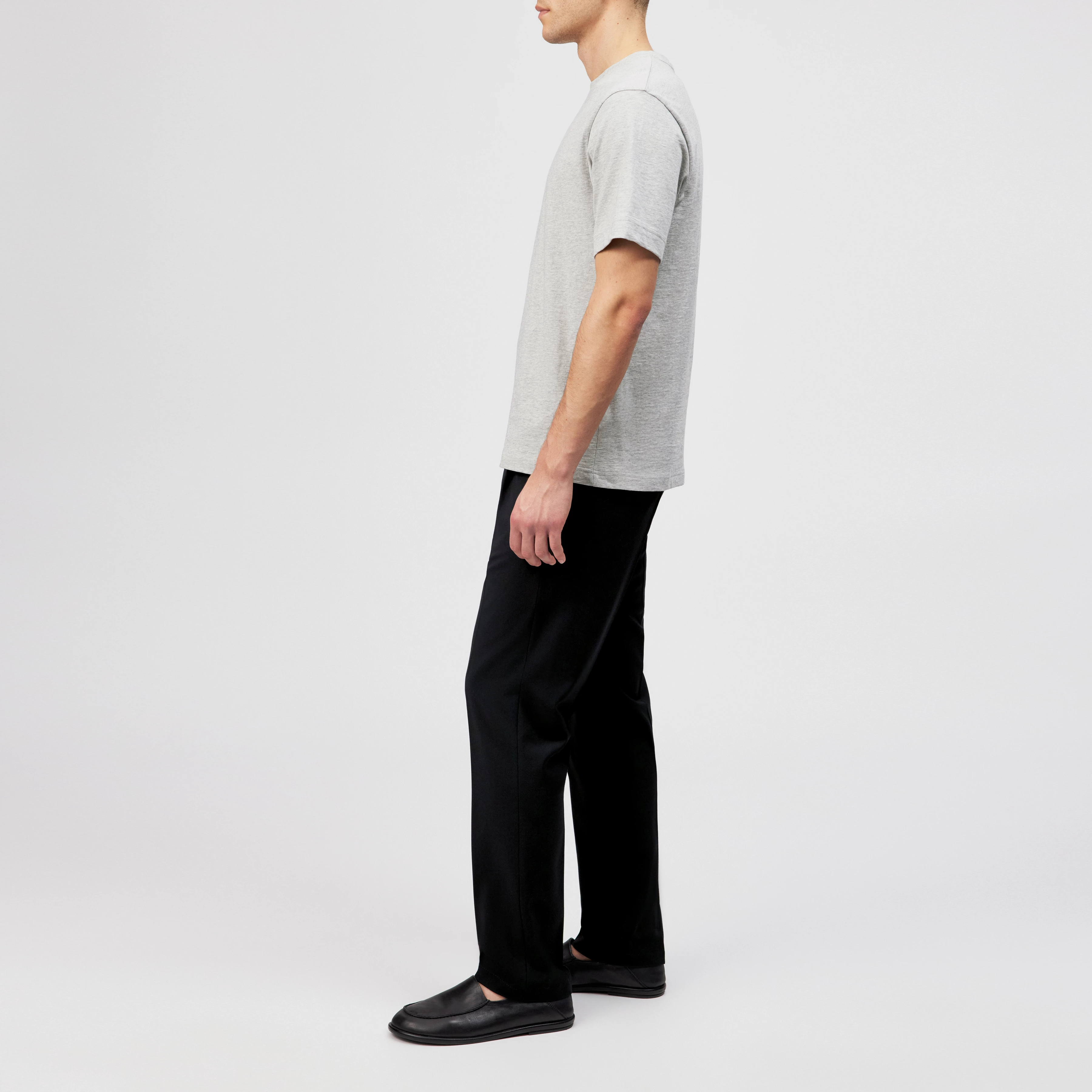 RAPHAEL - T-shirt en pur coton - men - gris - Seitenansicht