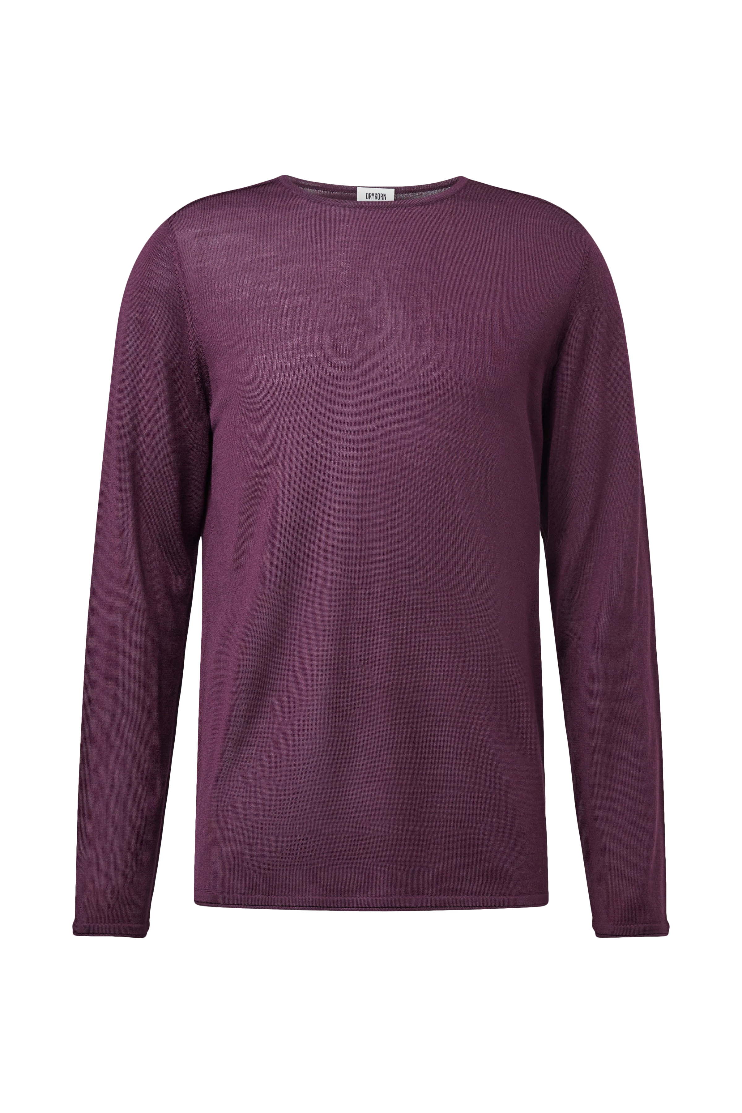 RIKONO - Fine merino wool knitted jumper - men - red - Freisteller Frontansicht