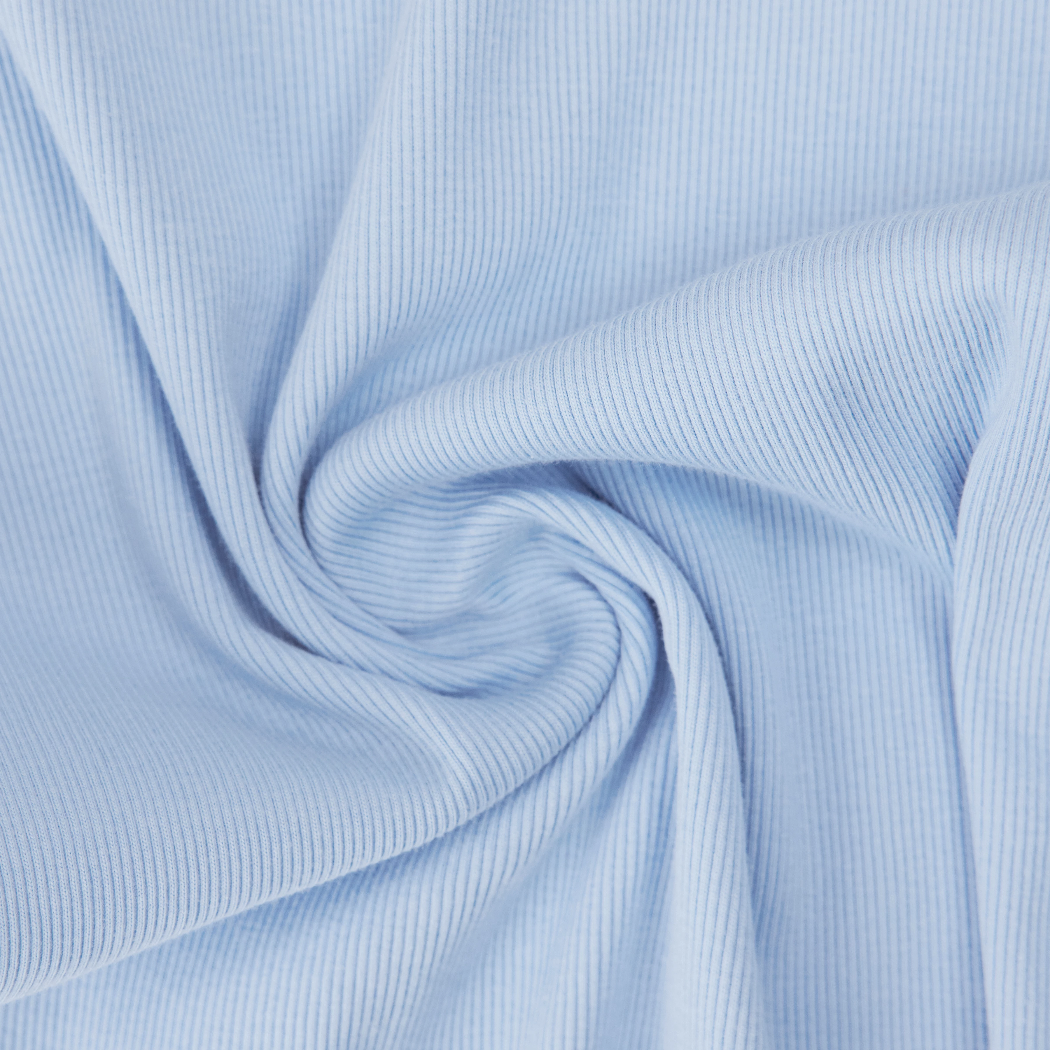 OLINA - Tanktop mit Rundhals in reiner Baumwolle - Damen - blau - Materialbild (B2C)