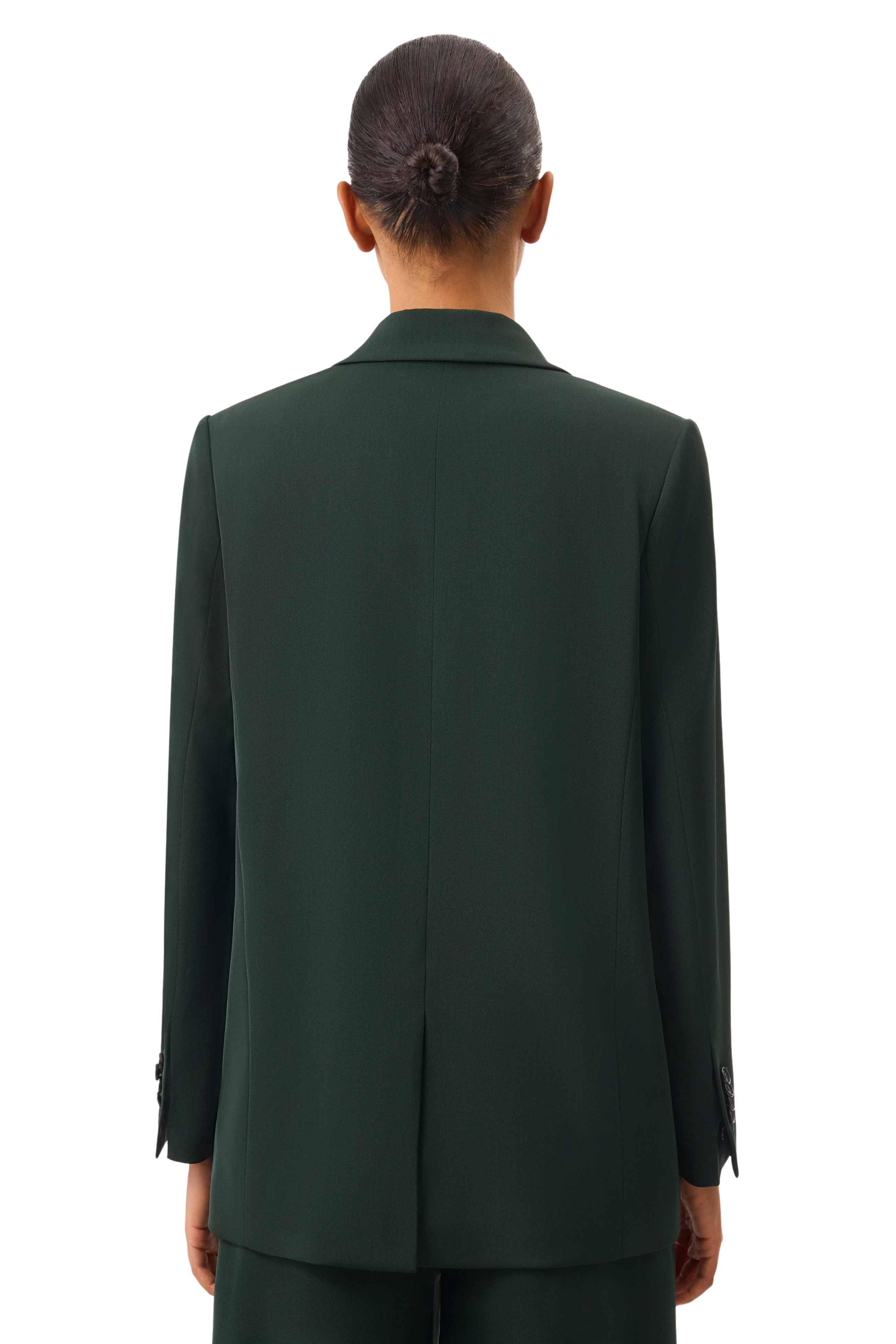 GLENDALE - Boyfriend Blazer in Techno-Twill - Damen - grün - Rückansicht