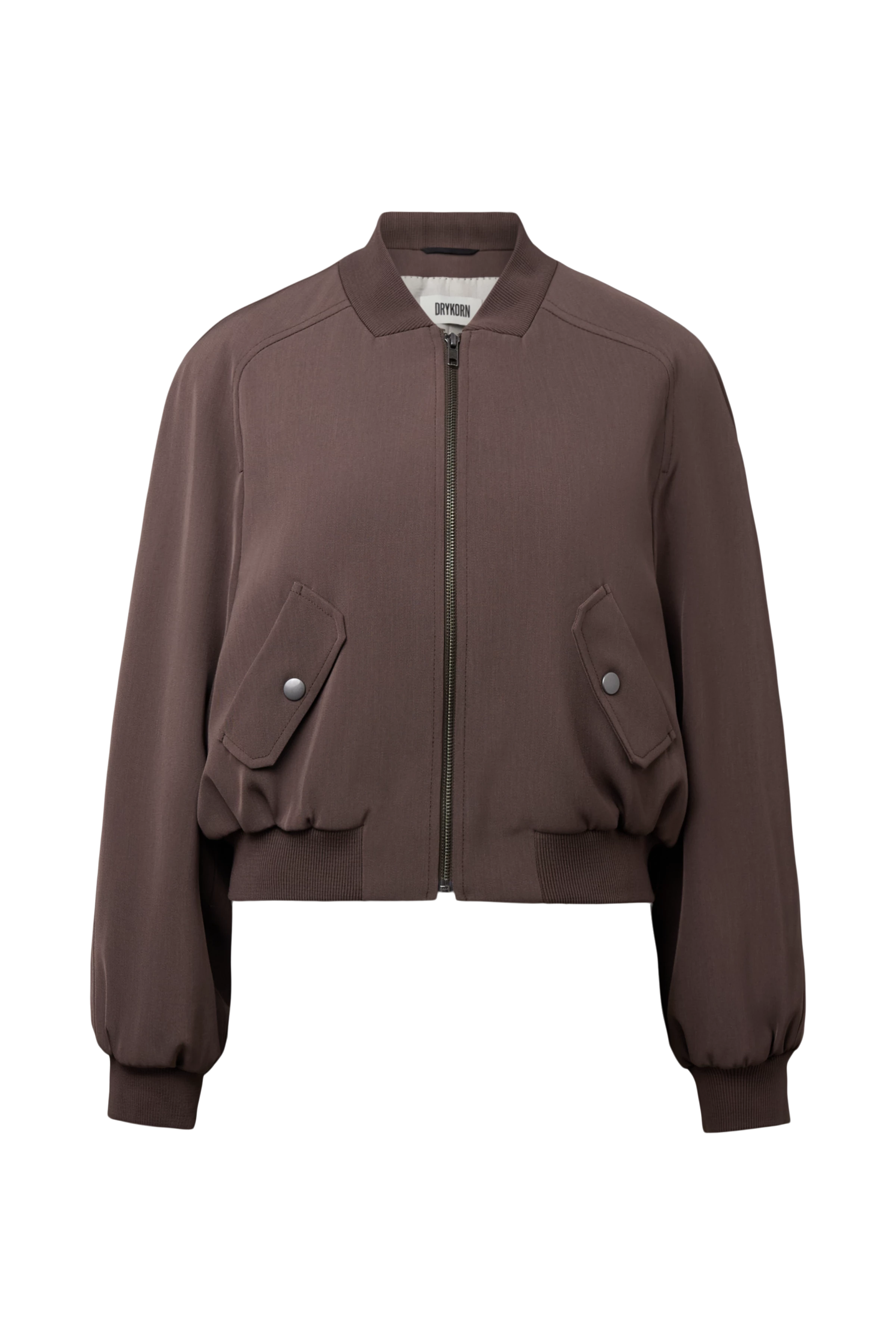 MARHAM - Blousonjacke in Techno-Gewebe - Damen - braun - Freisteller Frontansicht