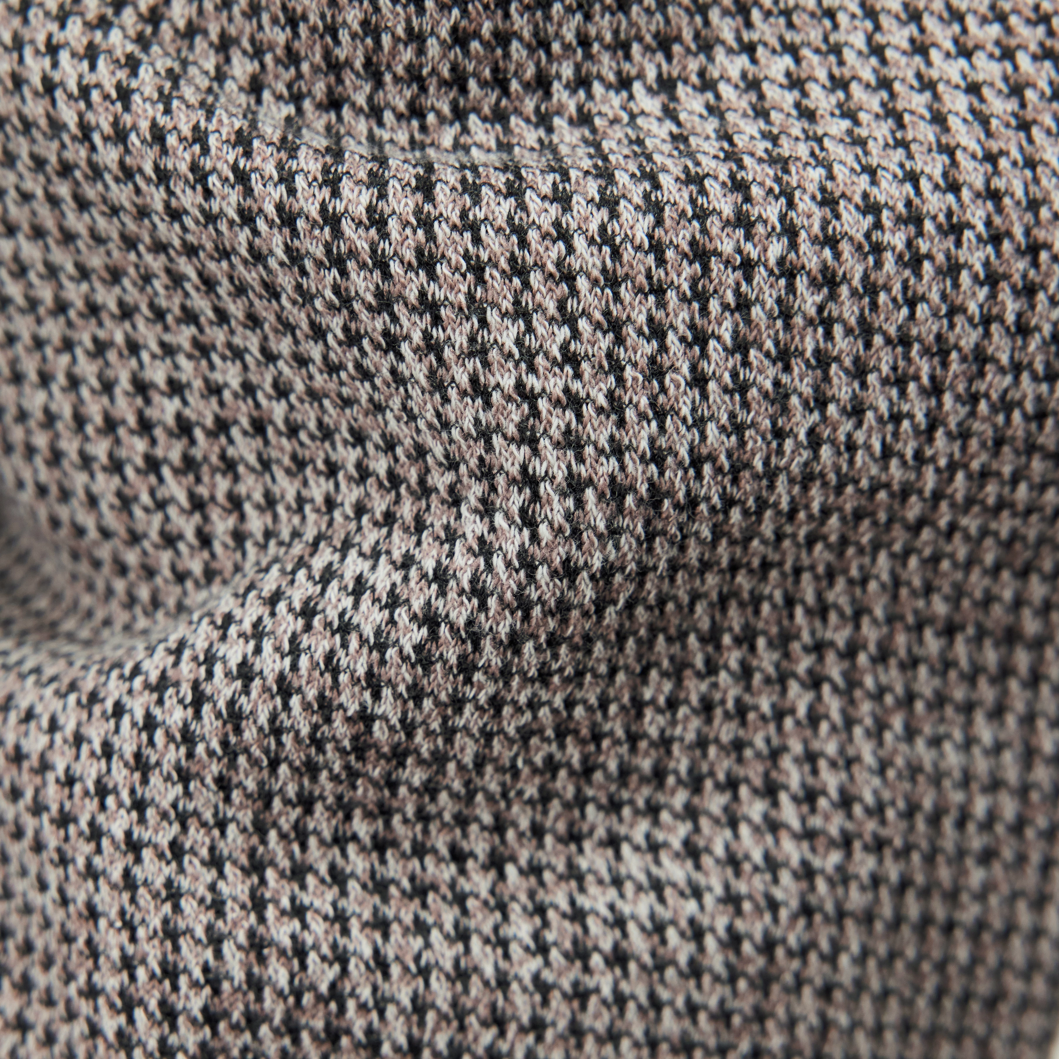 DUSKK - Pull-On Hose mit feinem Karo - Herren - braun - Materialbild (B2C)