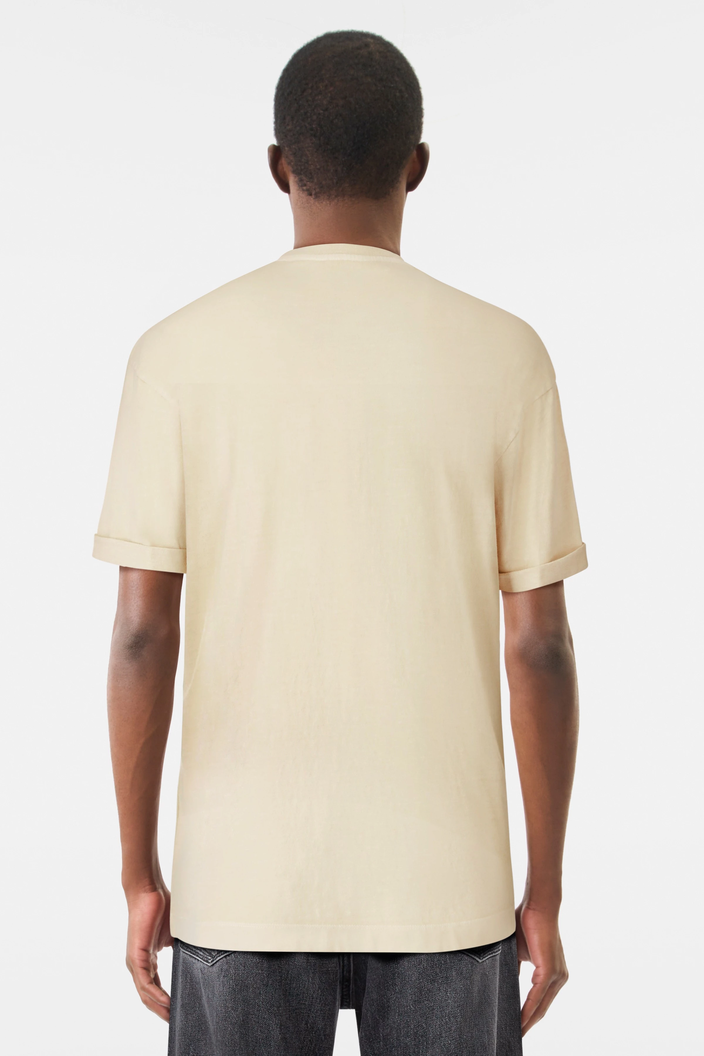 THILO - Relaxed-fit T-shirt in pure cotton - men - brown - Rückansicht