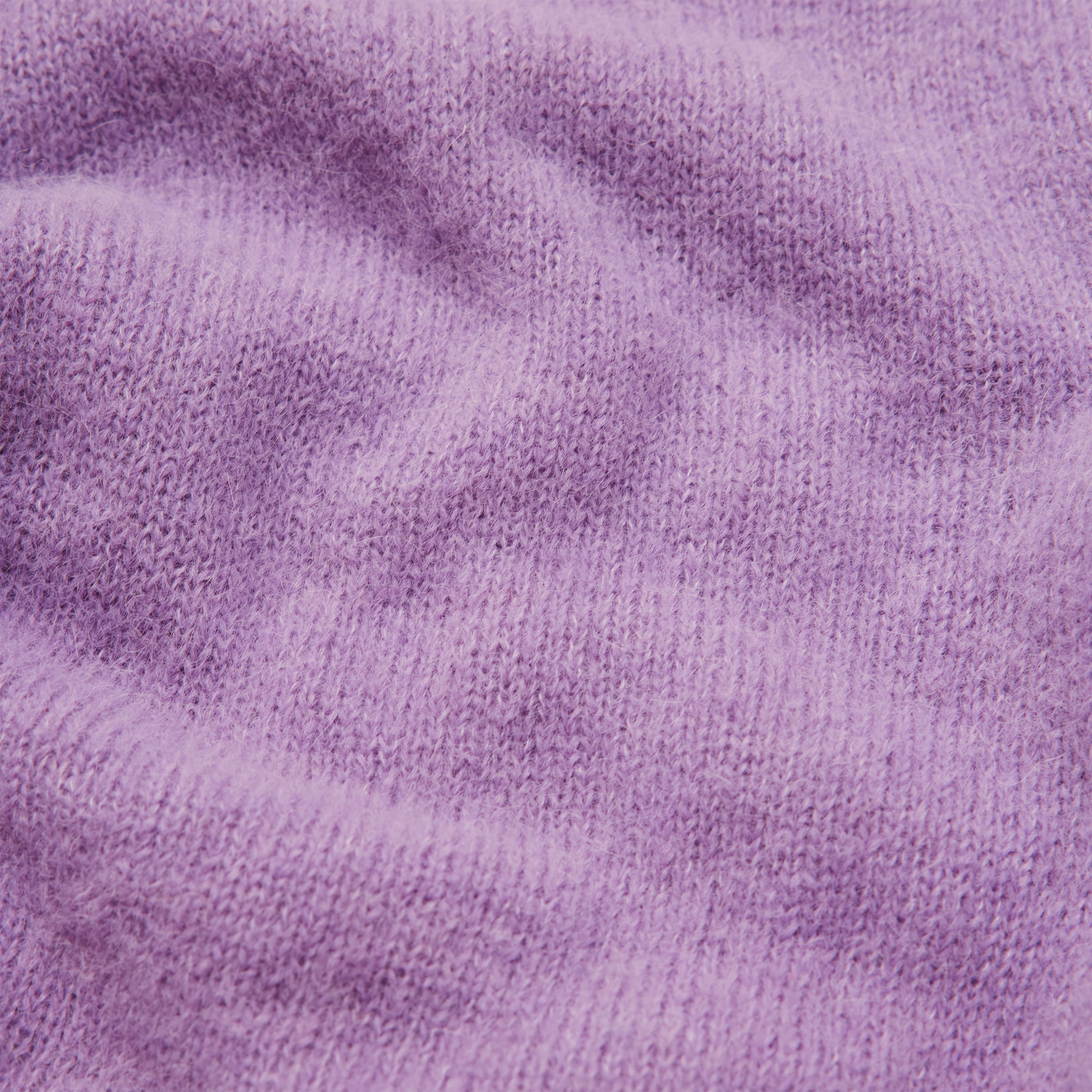 FIDA - Sweater in luxurious alpaca blend - women - purple - Materialbild (B2C)