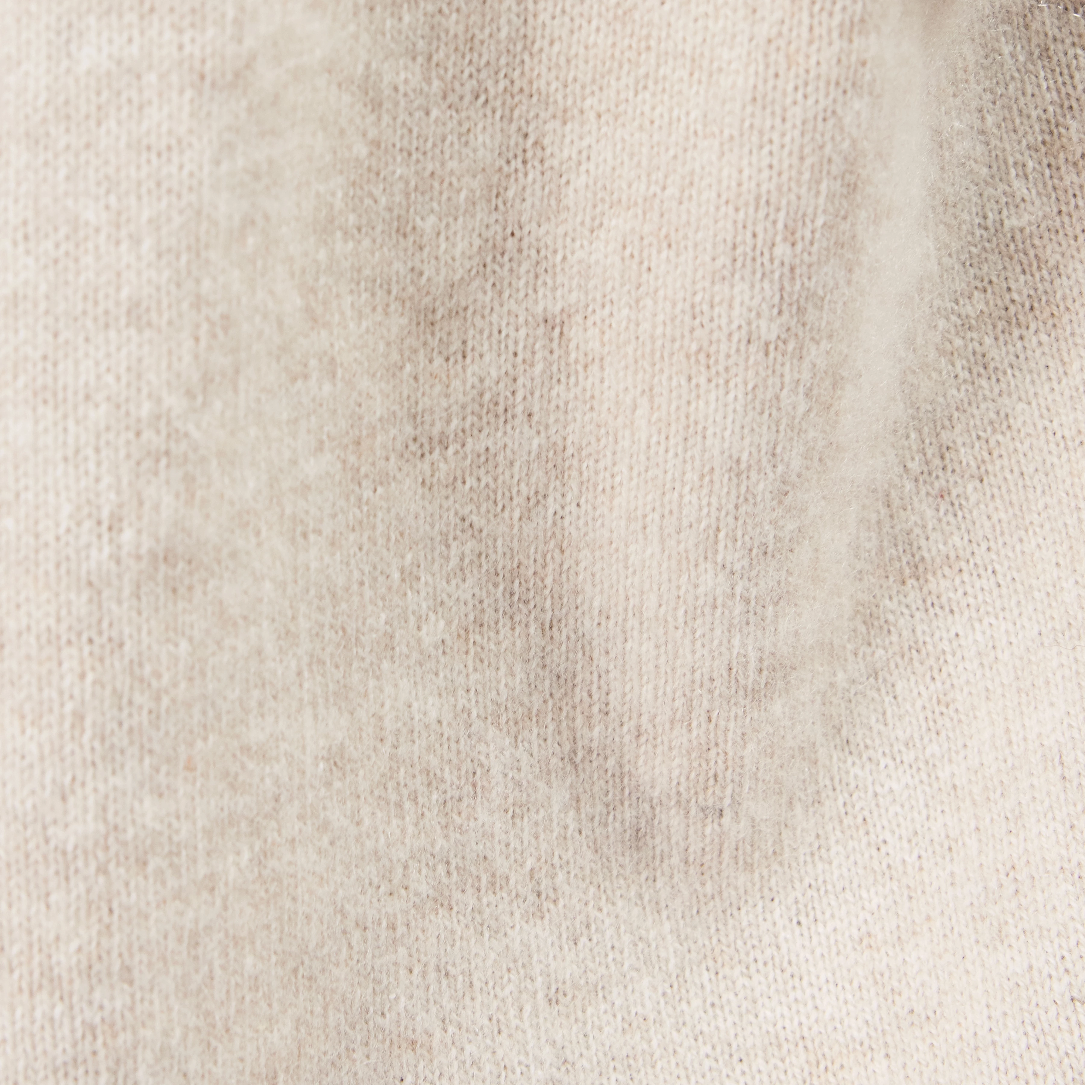 TITZIAN - Long sleeve top in 100% cashmere - men - beige - Materialbild (B2C)