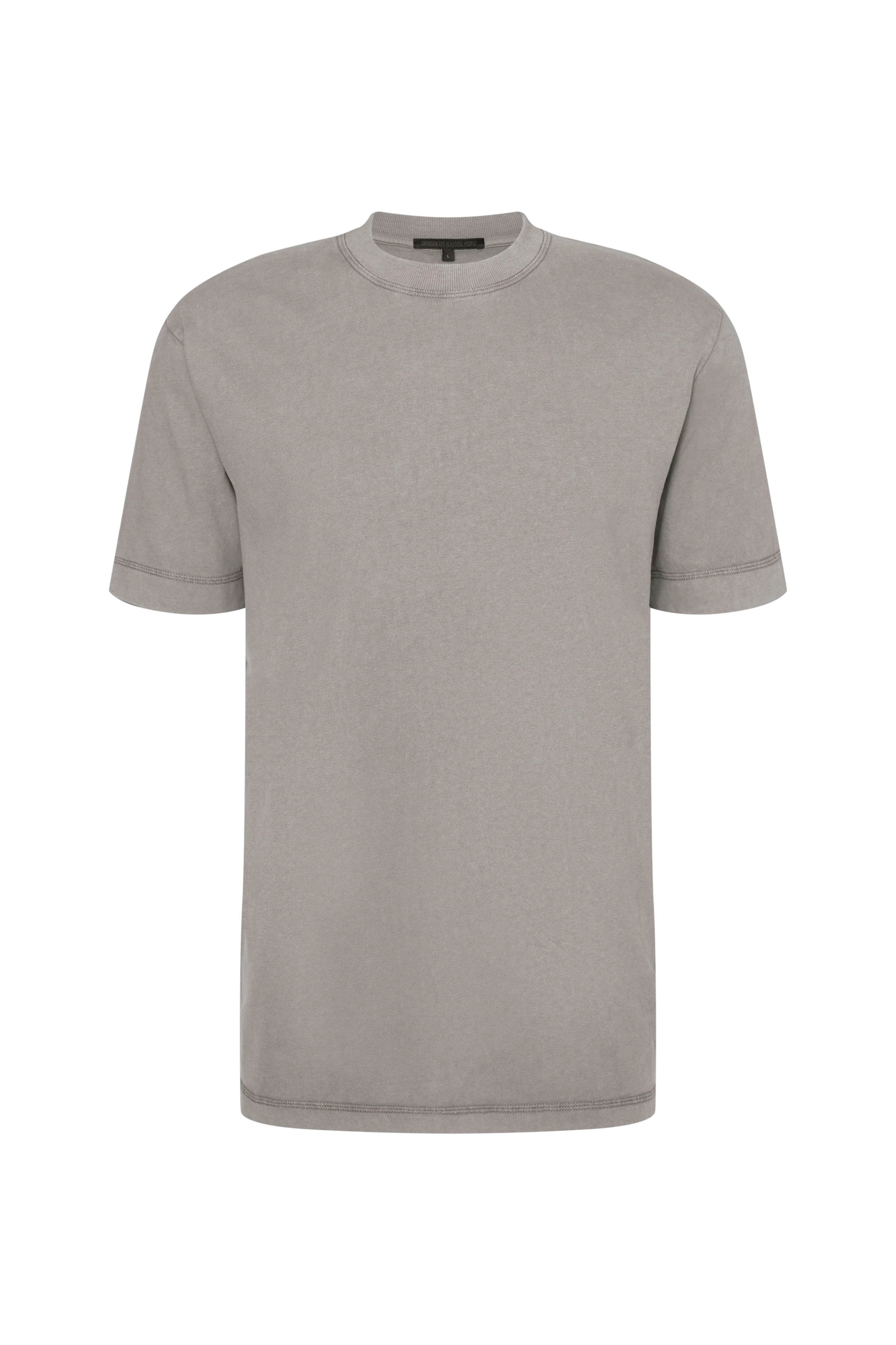 RAPHAEL - T-Shirt in weichem Jersey - Herren - grau - Freisteller Frontansicht