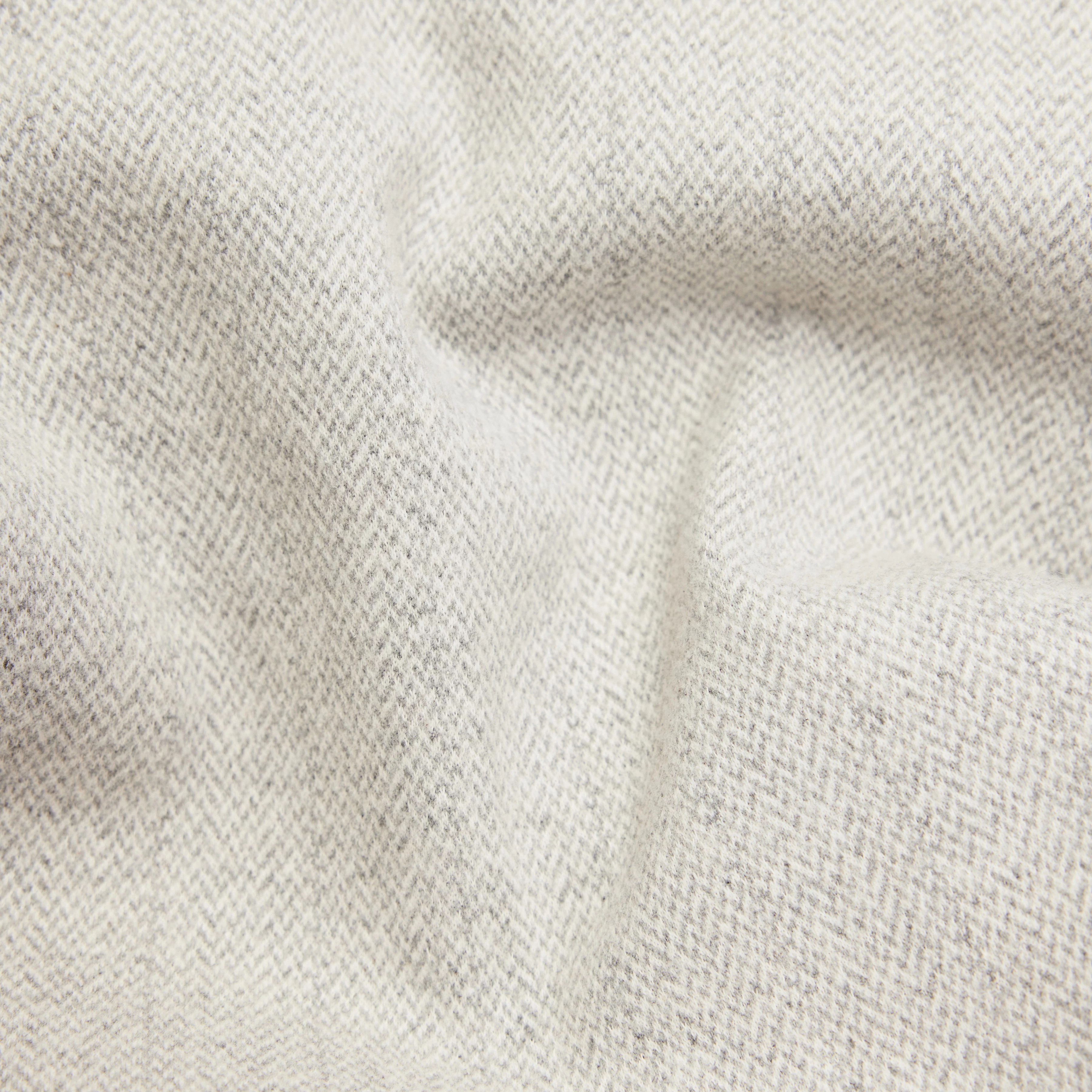 AJEND - Ready-made trousers in cotton blend - men - grey - Materialbild (B2C)