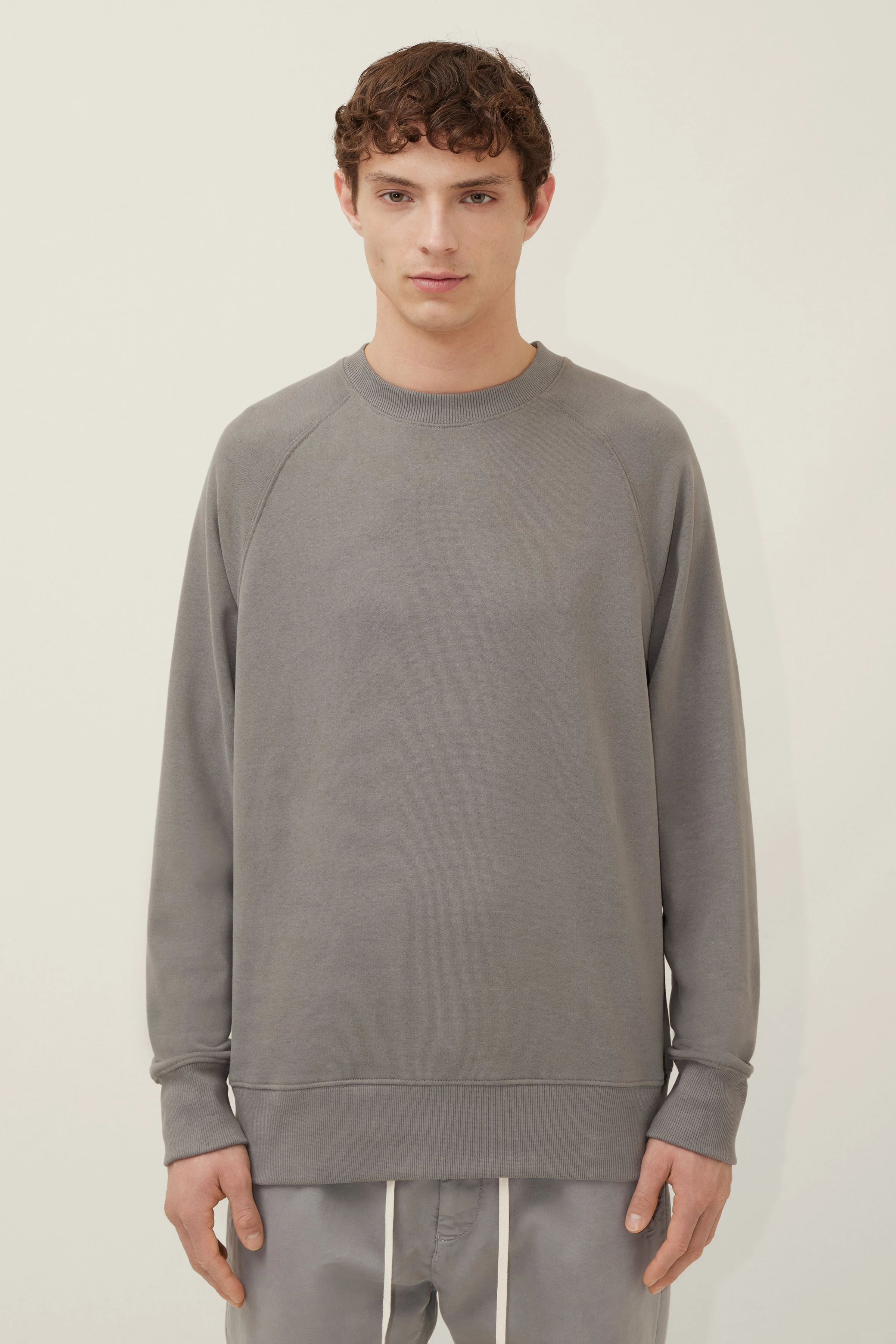 FLORENZ - Sweatshirt aus Baumwoll-Mix - Herren - grau - Frontansicht