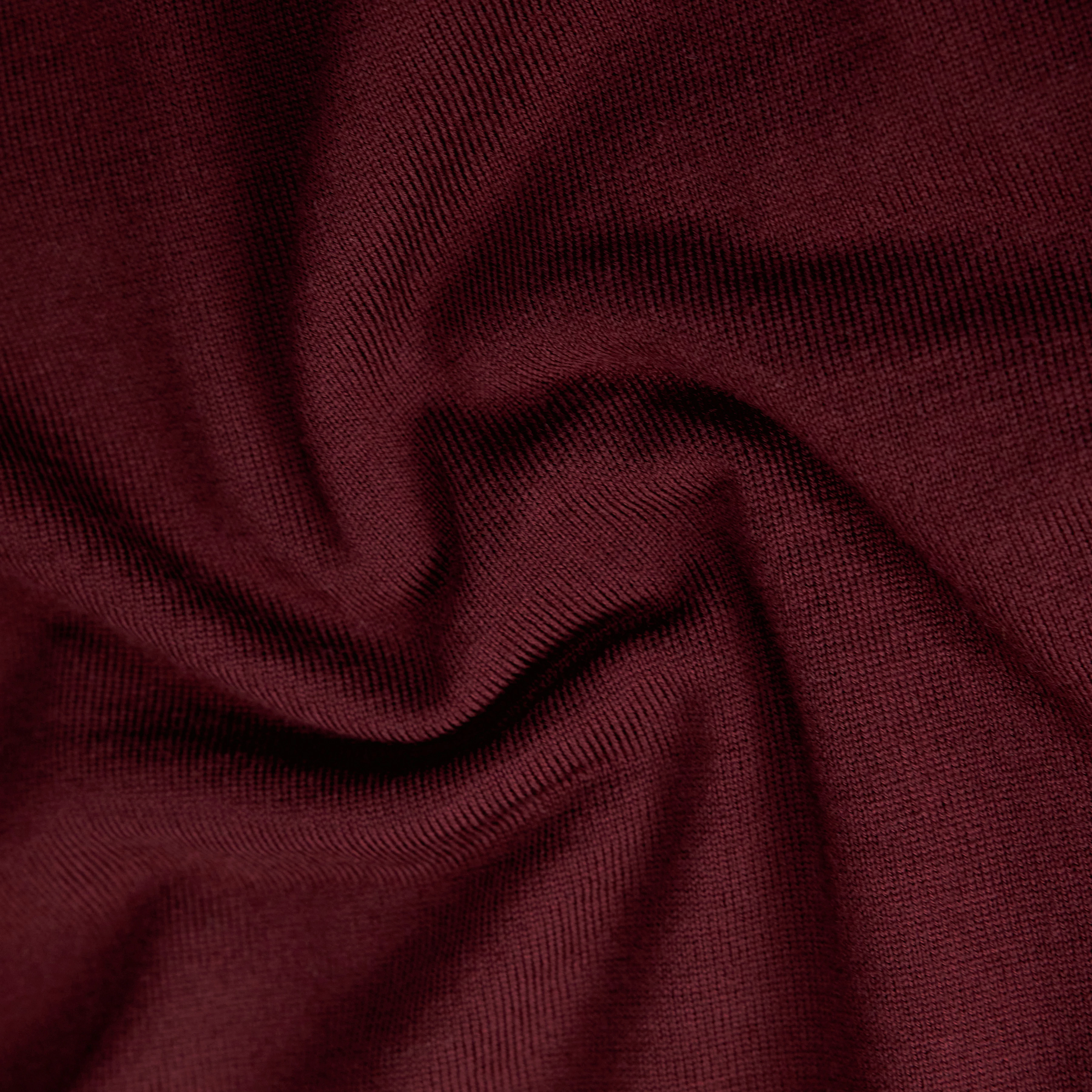 TENSYA - Flared knit skirt in 100% merino wool - women - red - Materialbild (B2C)