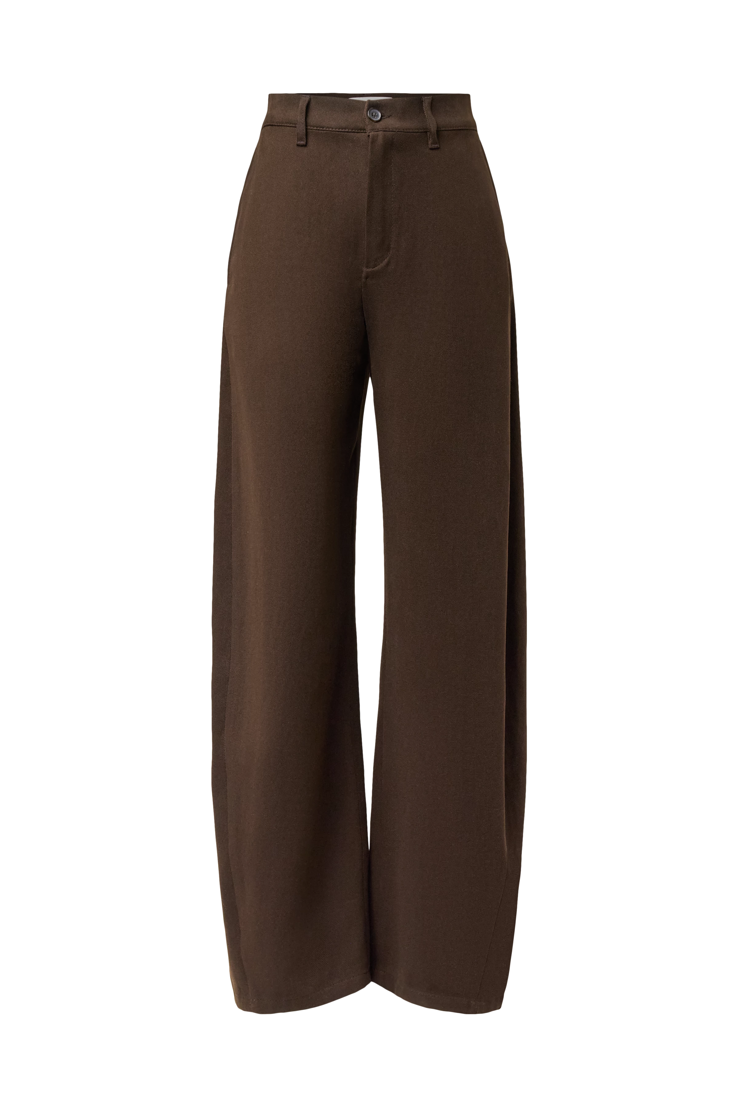 RECEIVE - Pantalon ample coupe décontractée - women - marron - Freisteller Frontansicht