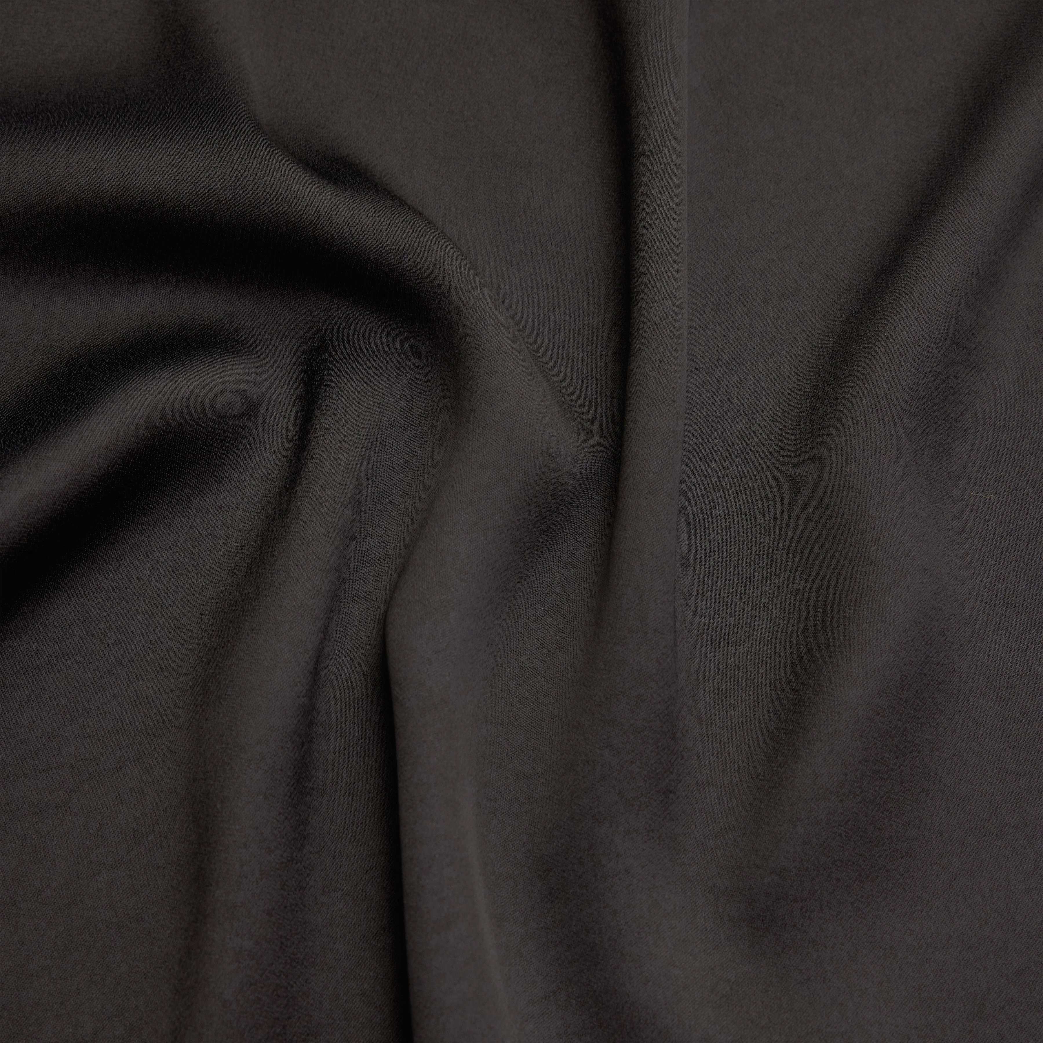 NIALINI - T-Shirt Bluse in Satin - Damen - braun - Materialbild (B2C)