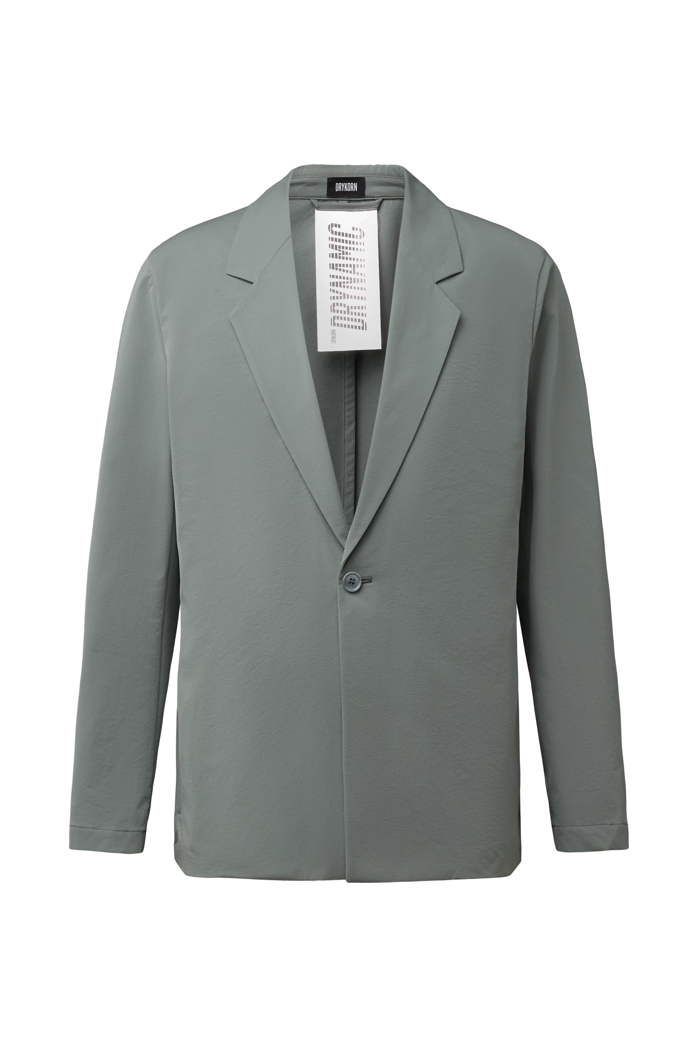 NOLEN - Veste à un bouton avec revers à crans - men - vert - Freisteller Frontansicht