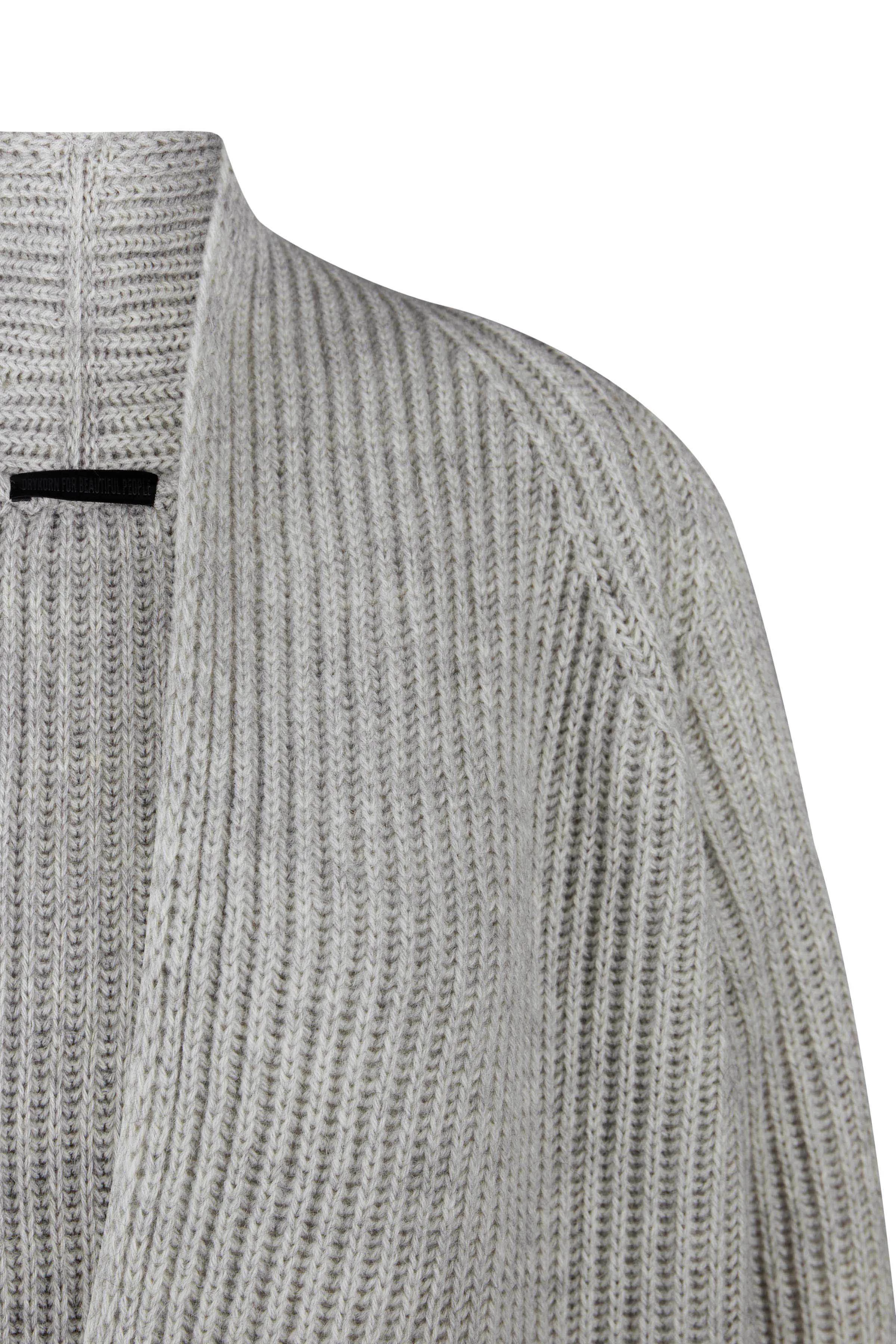 BLUMA - vest van wol-alpaca mix - dames - grijs - Freisteller Detailansicht