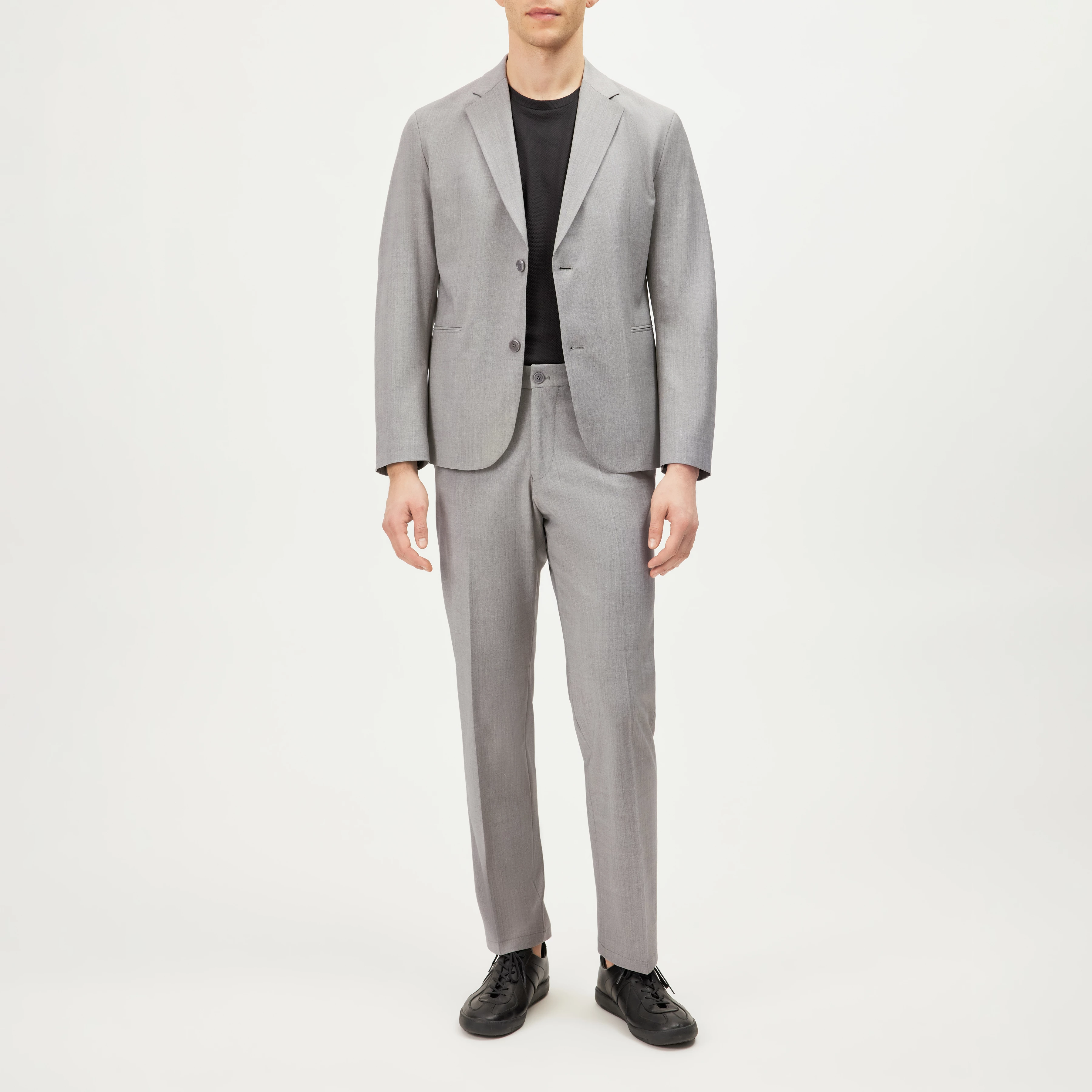 CATORY - Regular-Fit Sakko in Woll-Mix - Herren - beige - Ganzkörper-Frontansicht