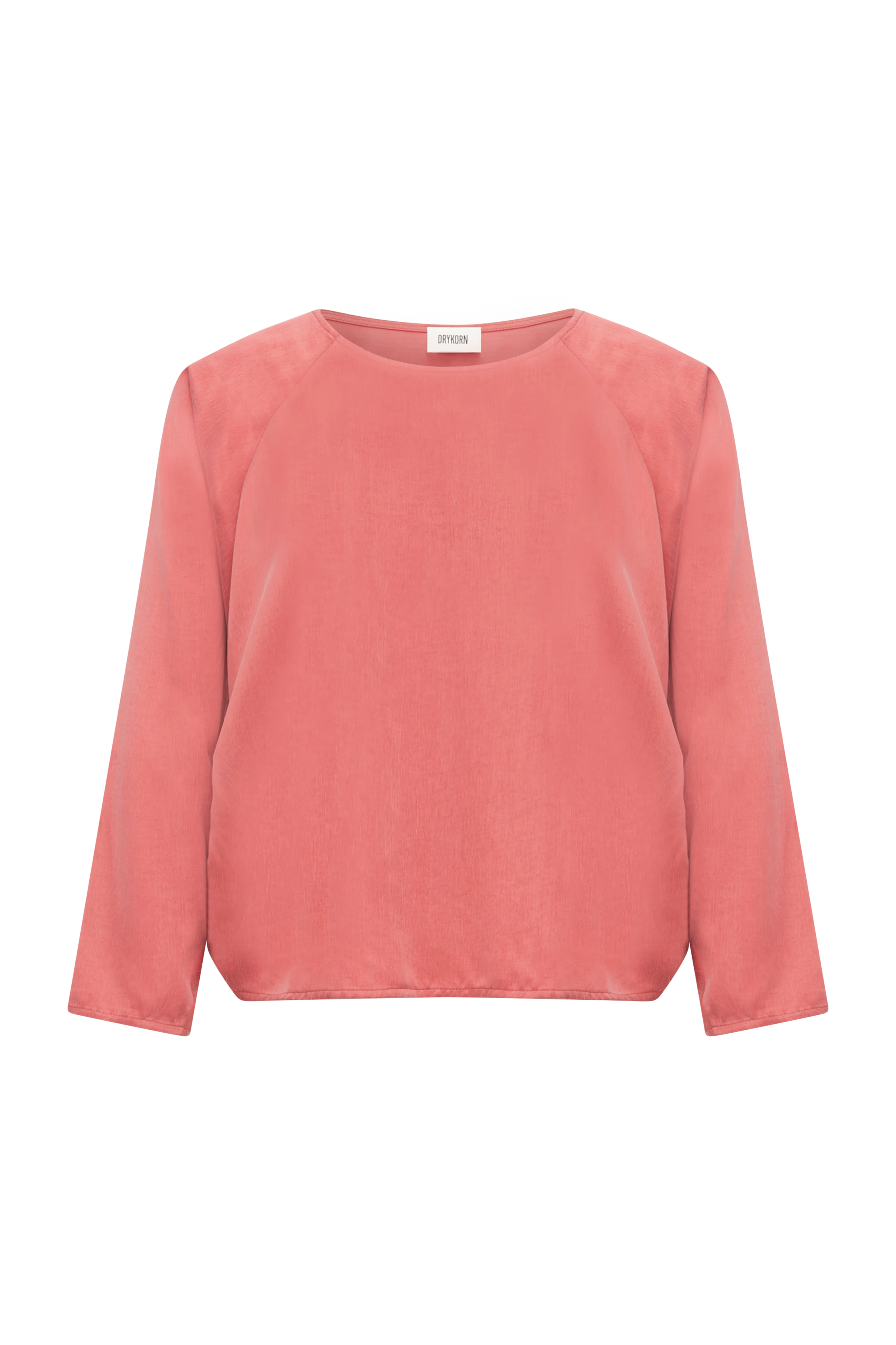 NIALINI - T-Shirt Bluse in Cupro-Baumwoll Mix - Damen - rosa - Freisteller Frontansicht