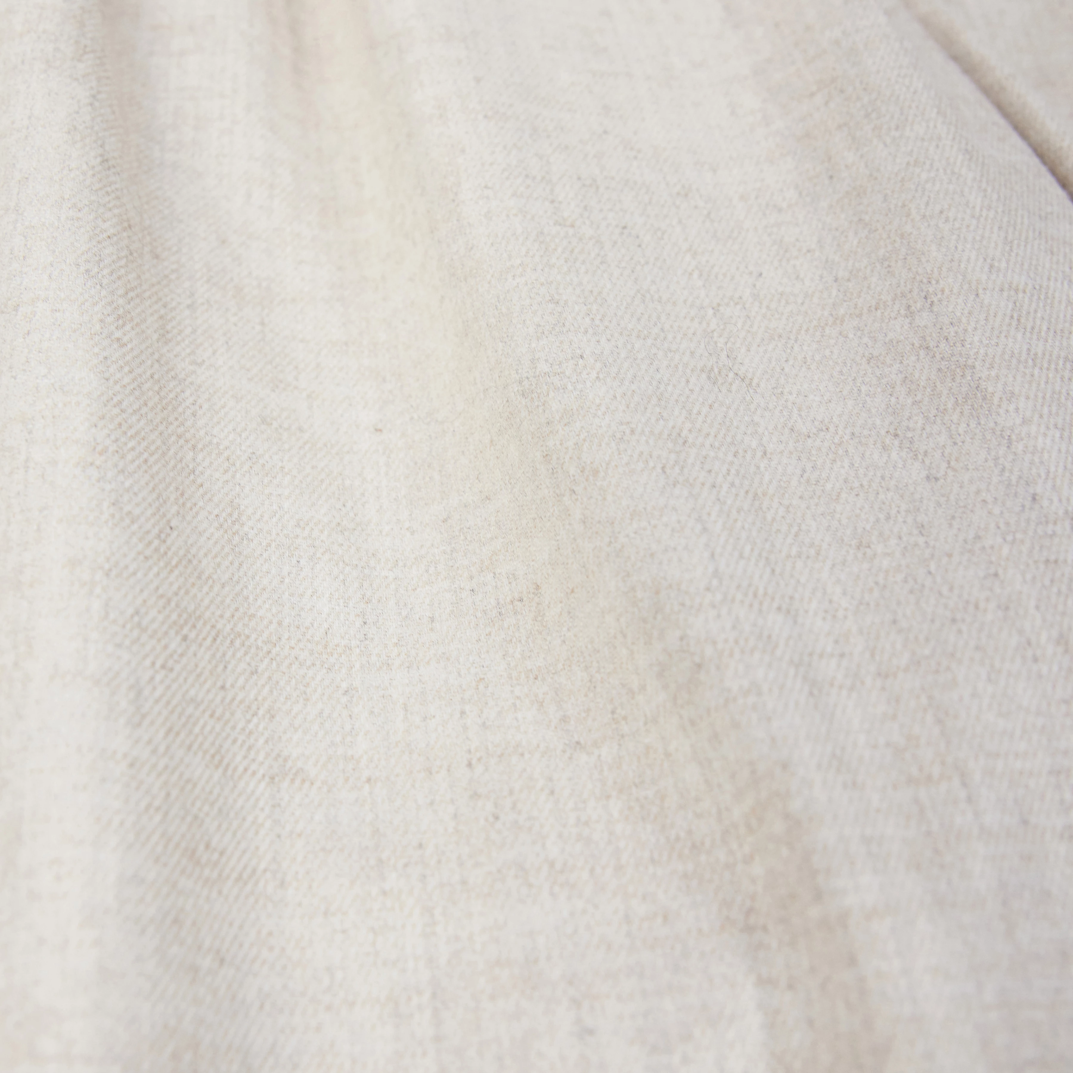 DISPATCH_0 - Pleated trousers in soft flannel - women - beige - Materialbild (B2C)