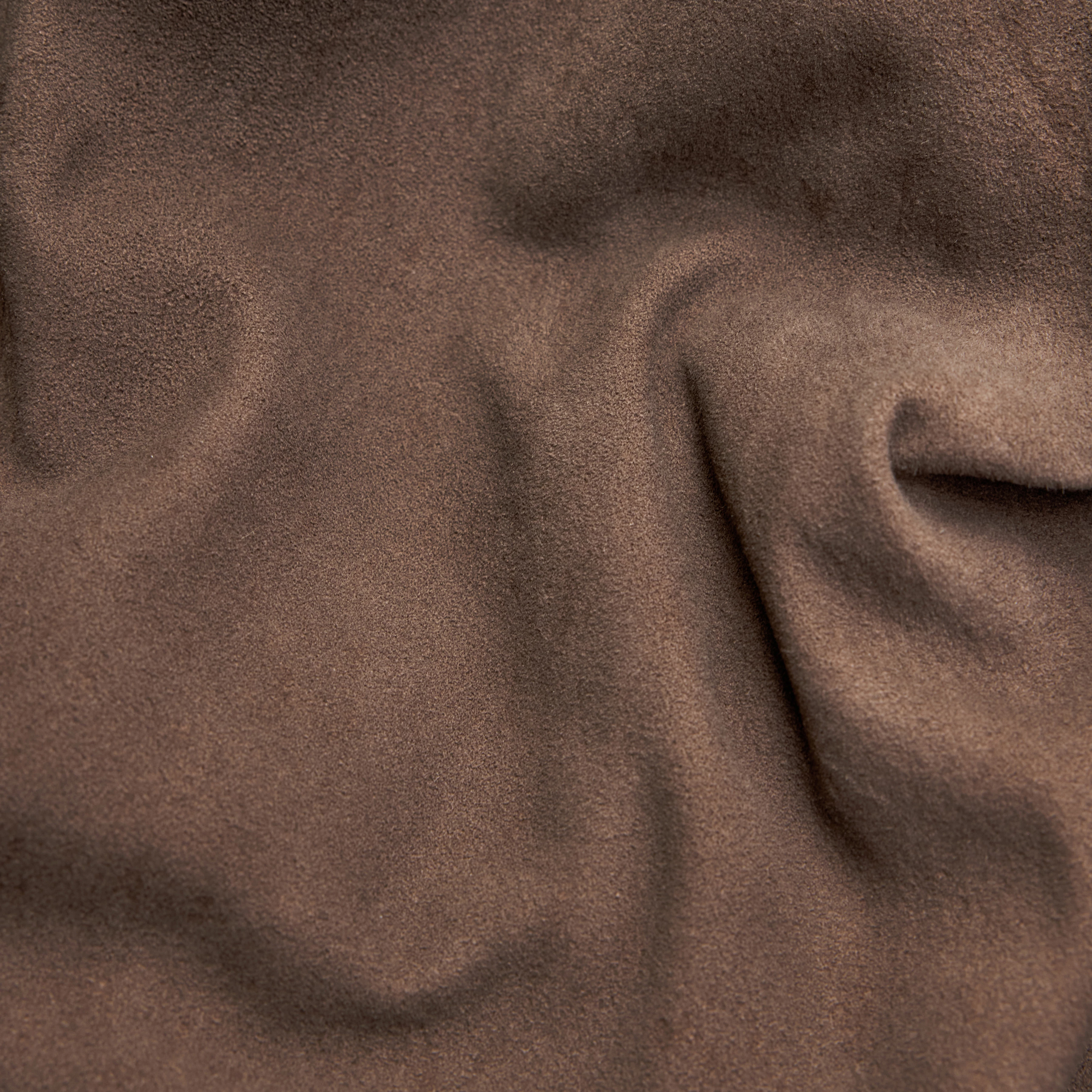 RIKALO_2 - Workwear Jacke in Velours Leder - Herren - braun - Materialbild (B2C)