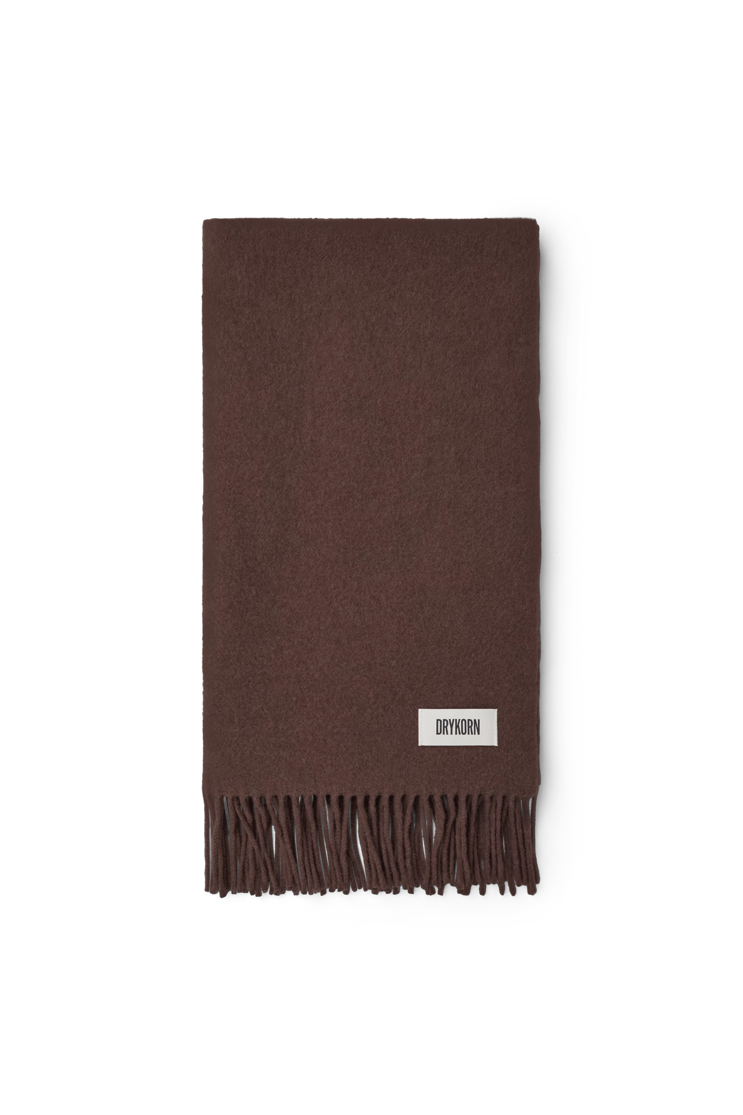 GAZE_4 - Schal in Wolltwill - Unisex - braun - Freisteller Frontansicht