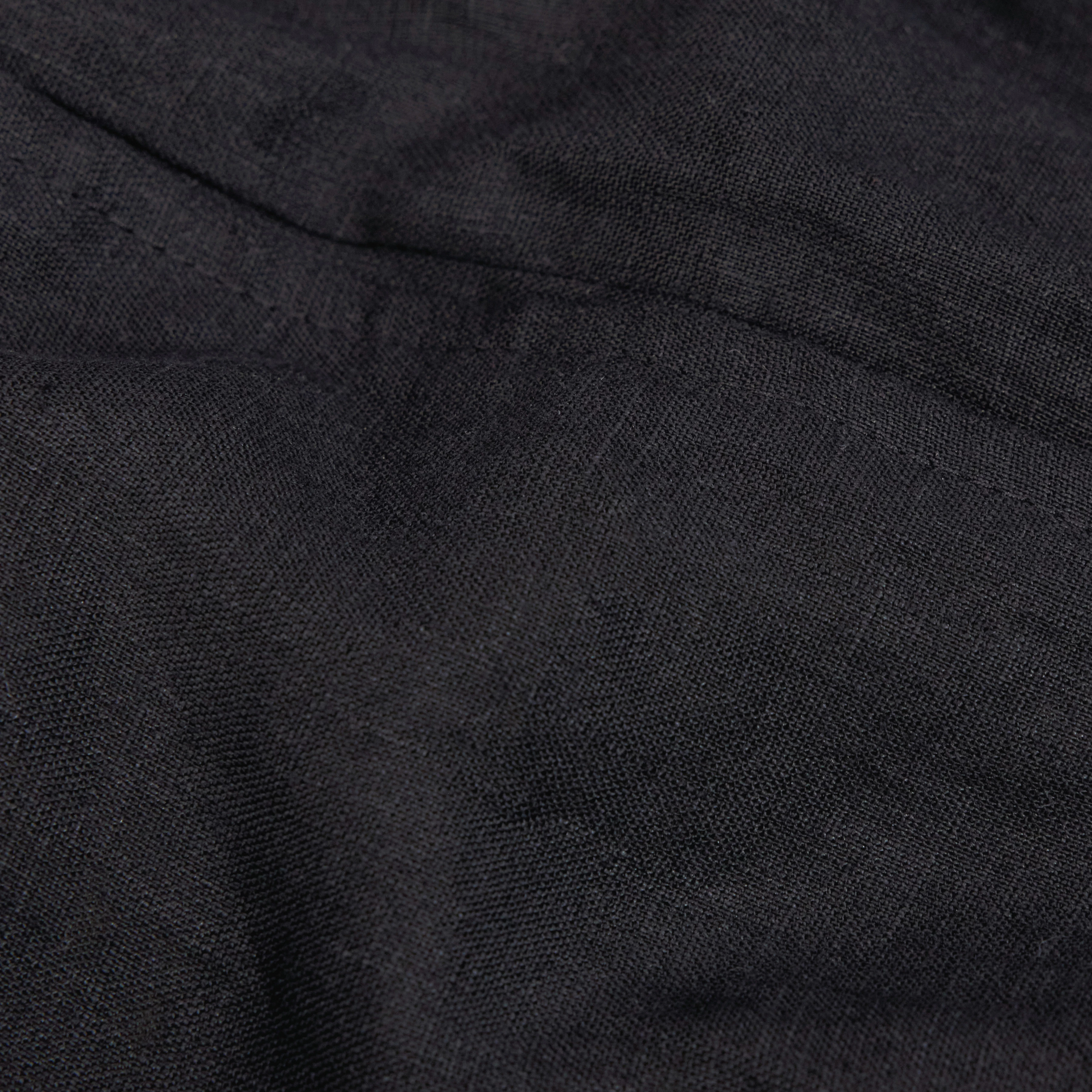 CEILING - Weite Hose in Leinen - Damen - schwarz - Materialbild (B2C)