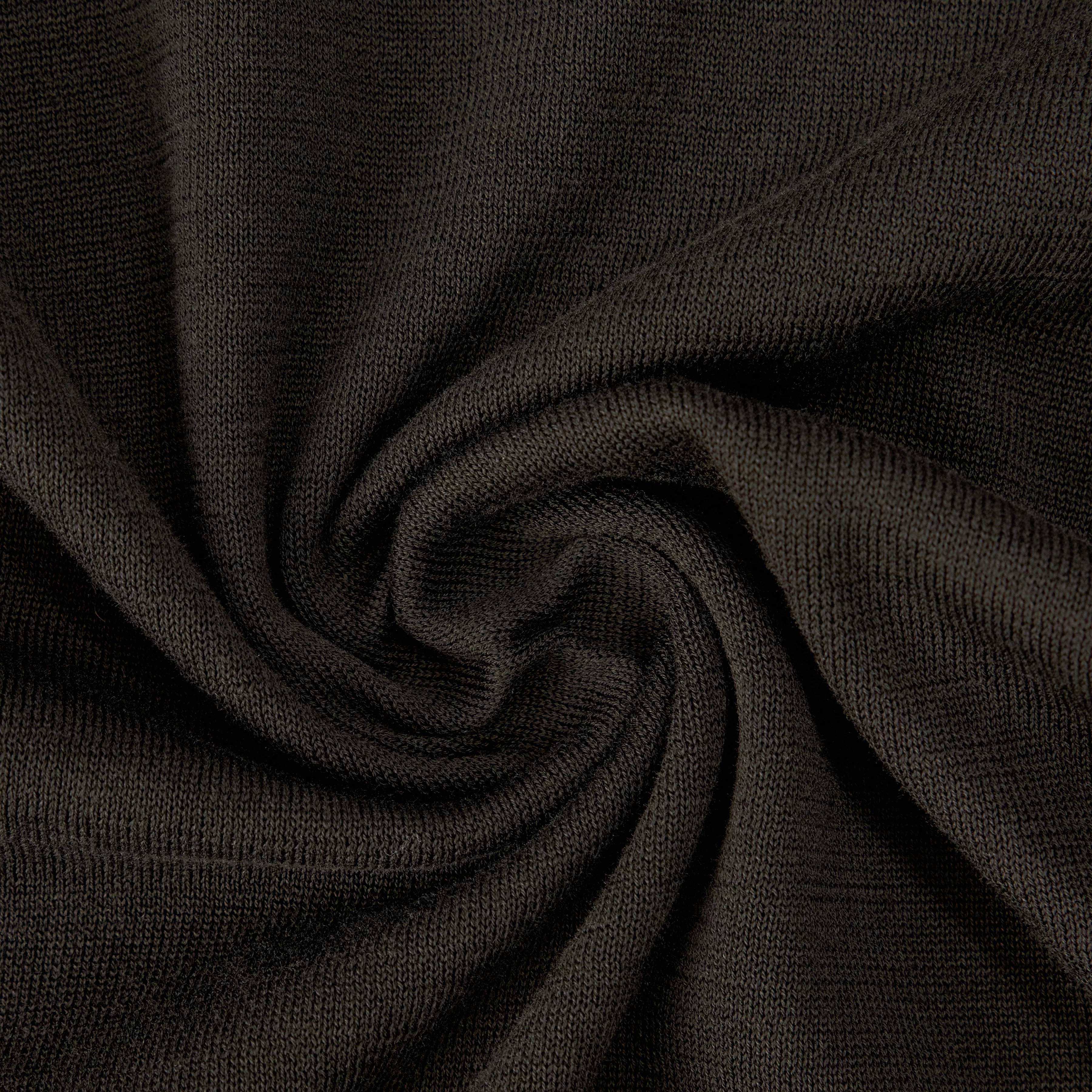 VALENTIN - T-shirt in mercerised cotton - men - brown - Materialbild (B2C)