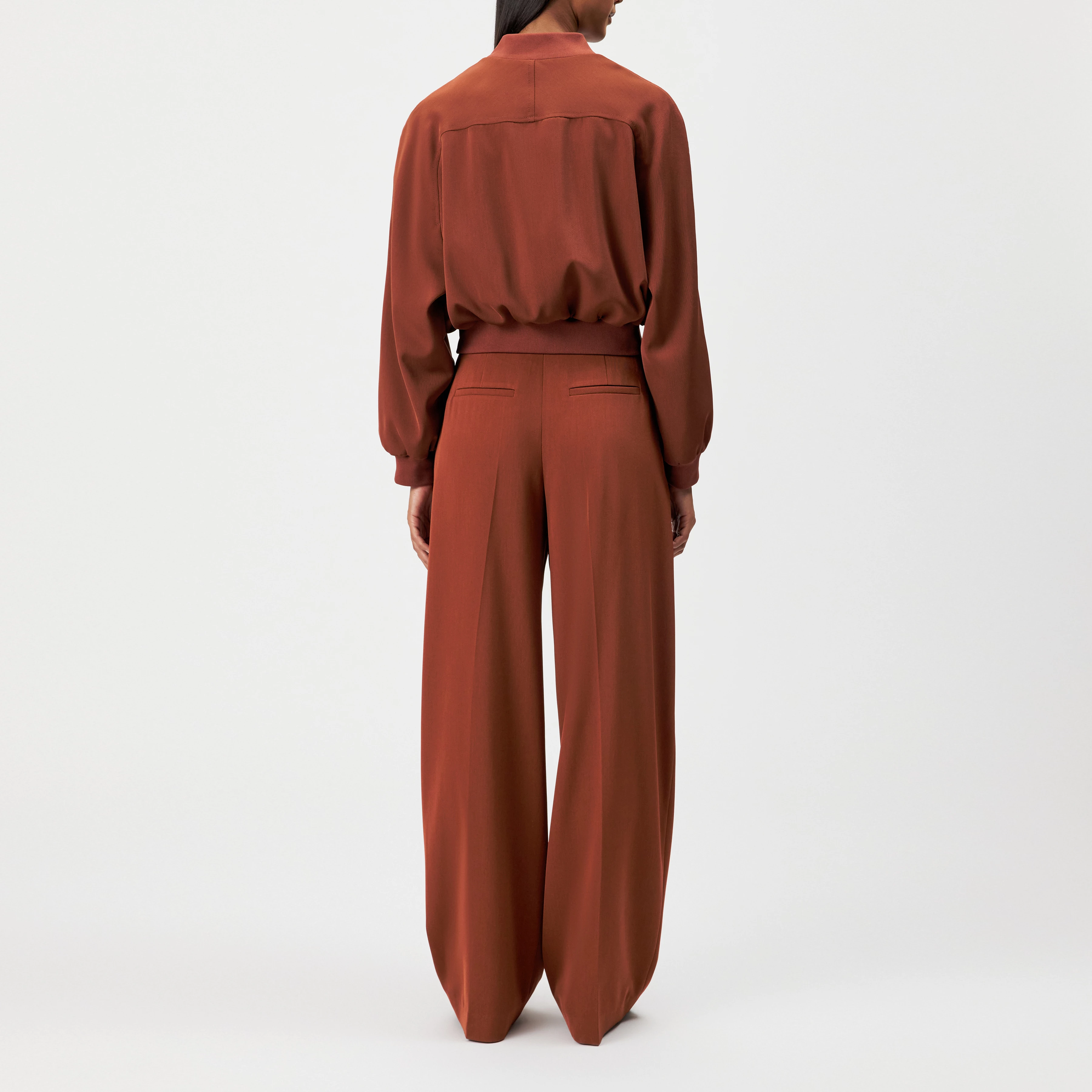 MARHAM - Blousonjacke in Techno-Gewebe - Damen - rot - Rückansicht