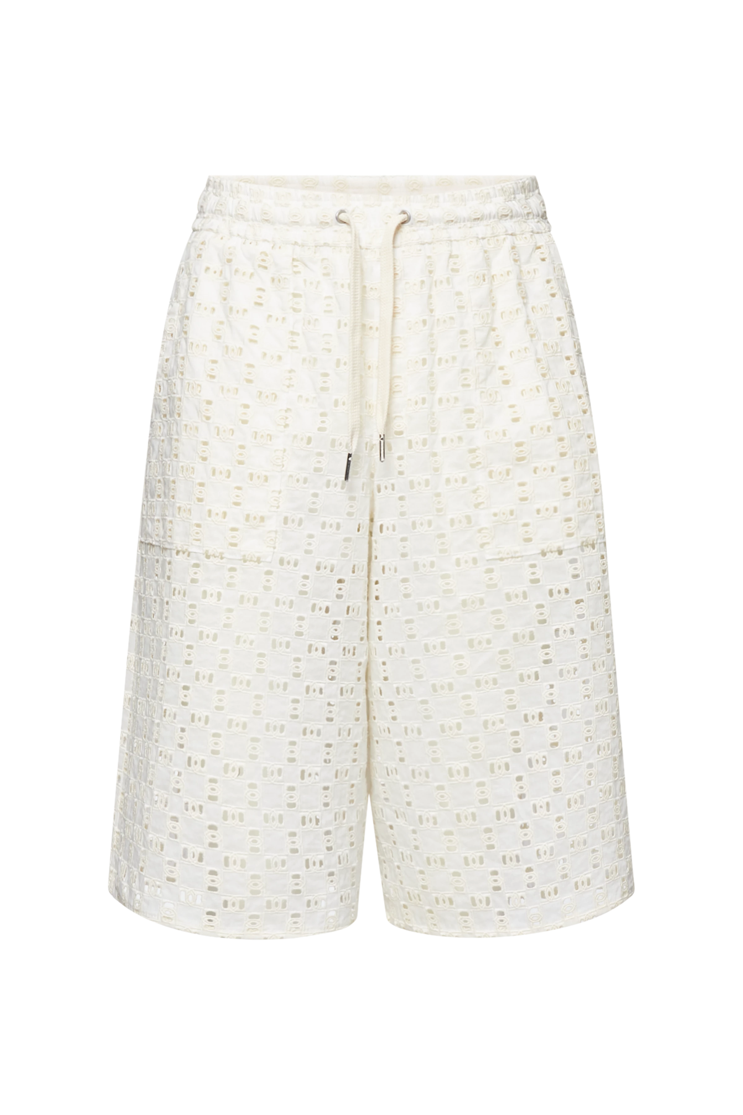 VERIFY - Bermuda shorts in voile - women - off white - Freisteller Frontansicht