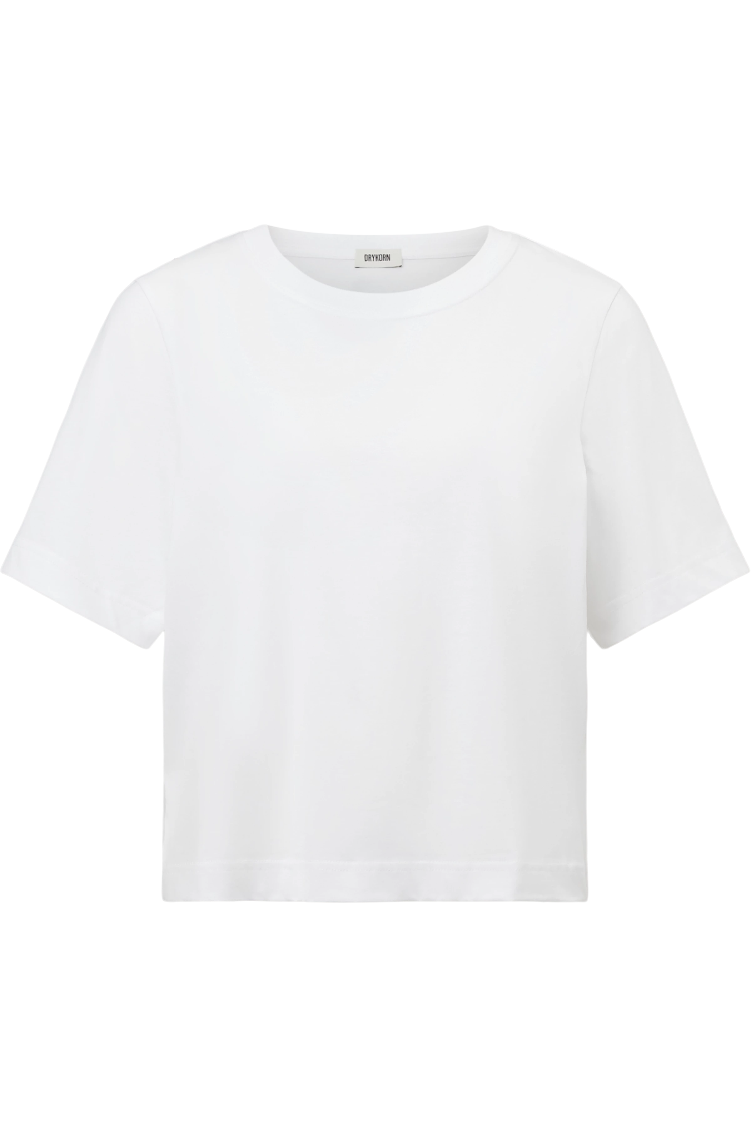 QIRA - Regular fit T-shirt in pure cotton - women - white - Freisteller Frontansicht