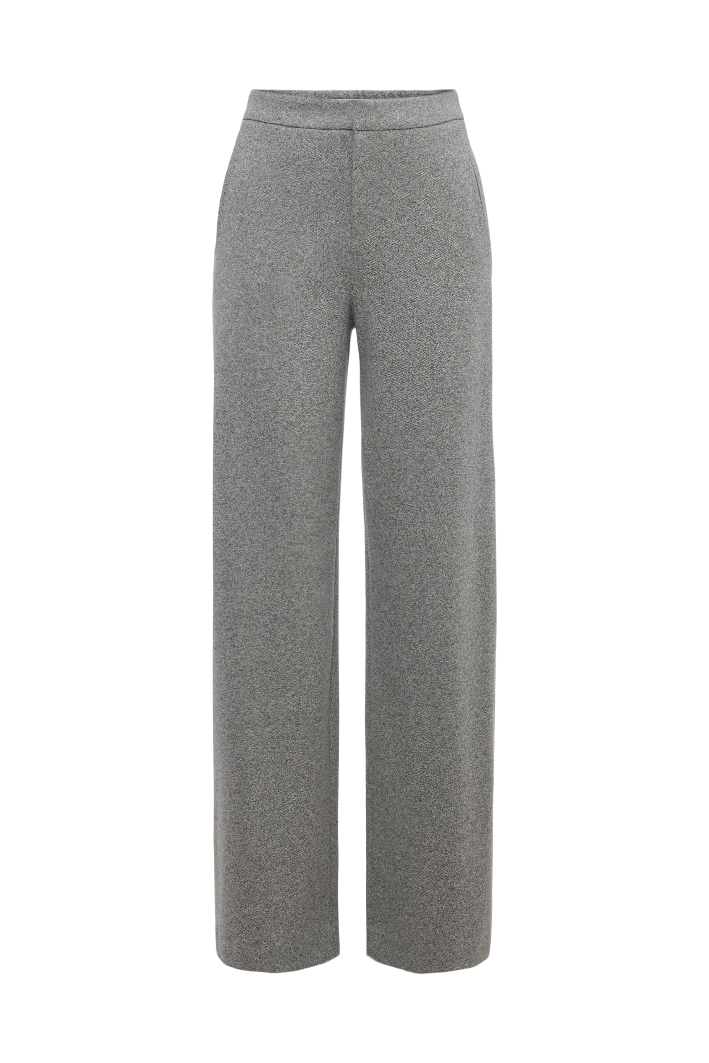 FAE_0 - Trousers with barrel leg in viscose blend - women - grey - Freisteller Frontansicht