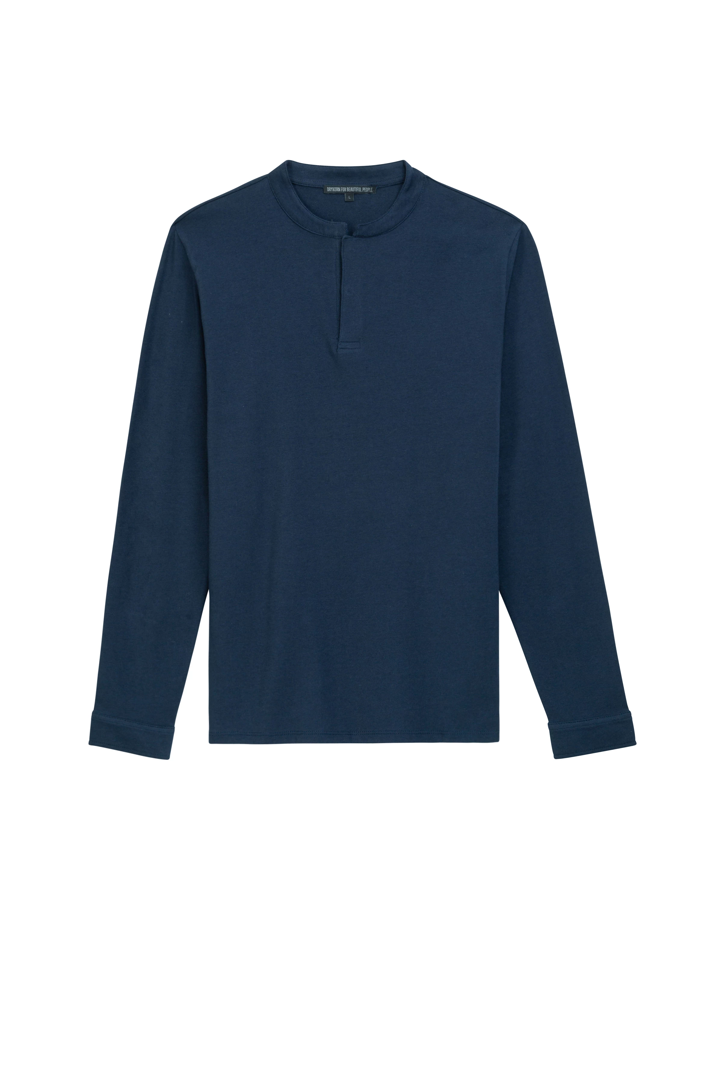 KENO - Longsleeve - men - blue - Freisteller Frontansicht