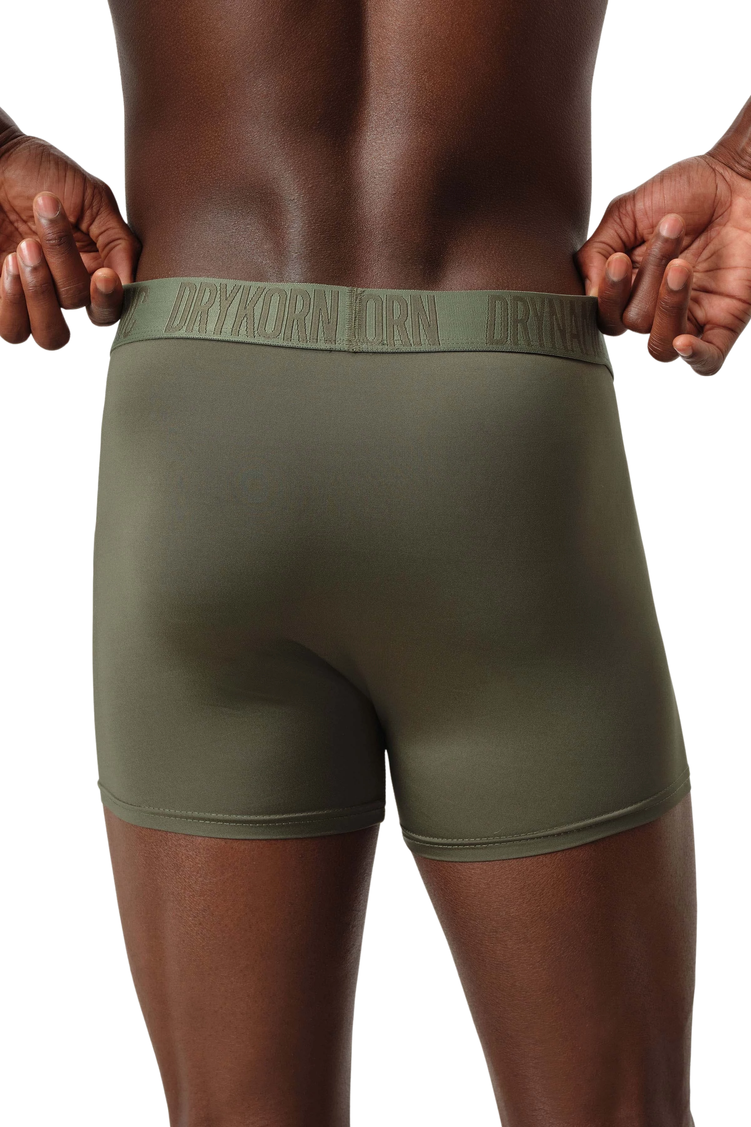 CLIND_2 - 2er-Pack DRYNAMIC Boxershorts - Herren - grün - Rückansicht
