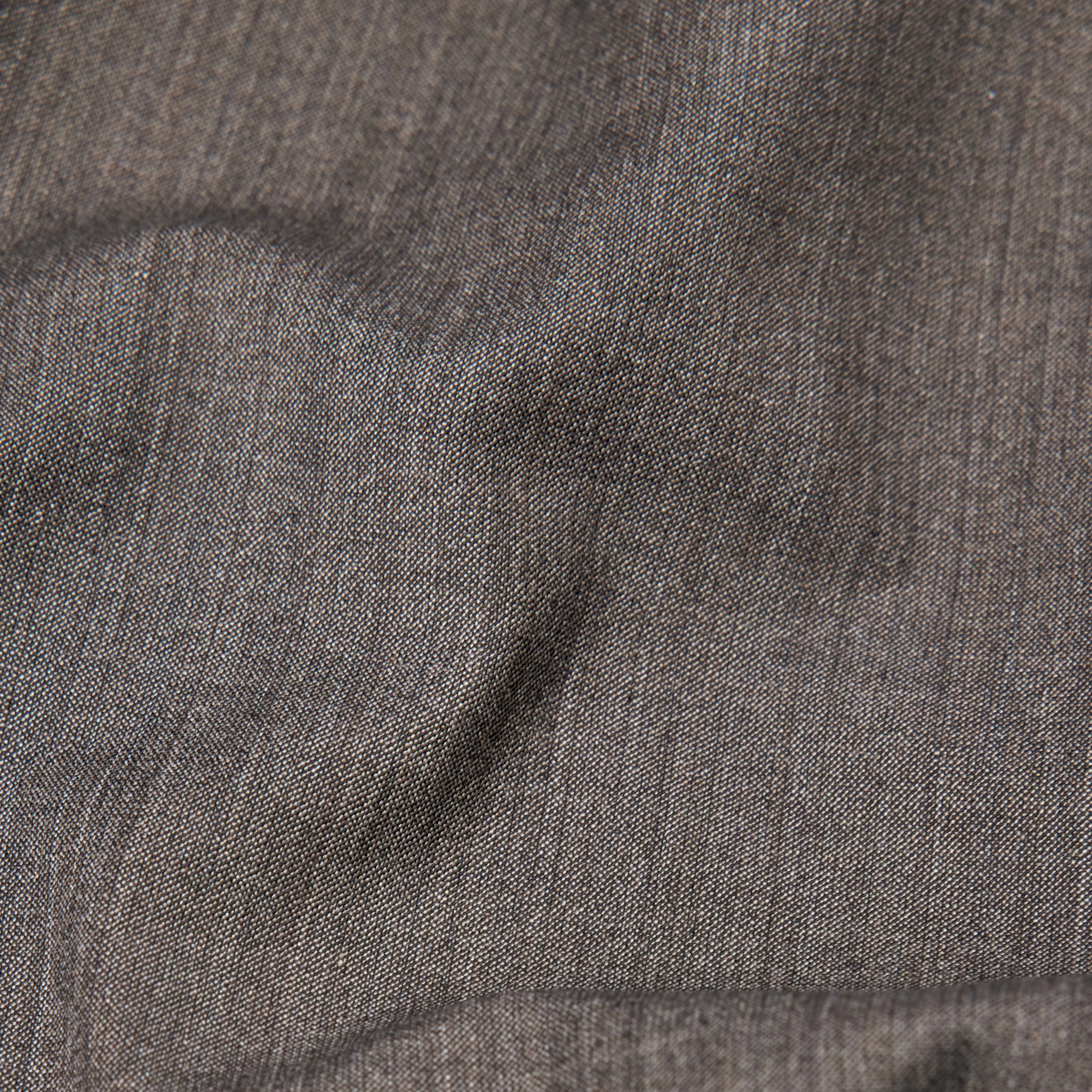 RUSTLE - Bundfaltenhose in Bi-Stretch - Damen - braun - Materialbild (B2C)