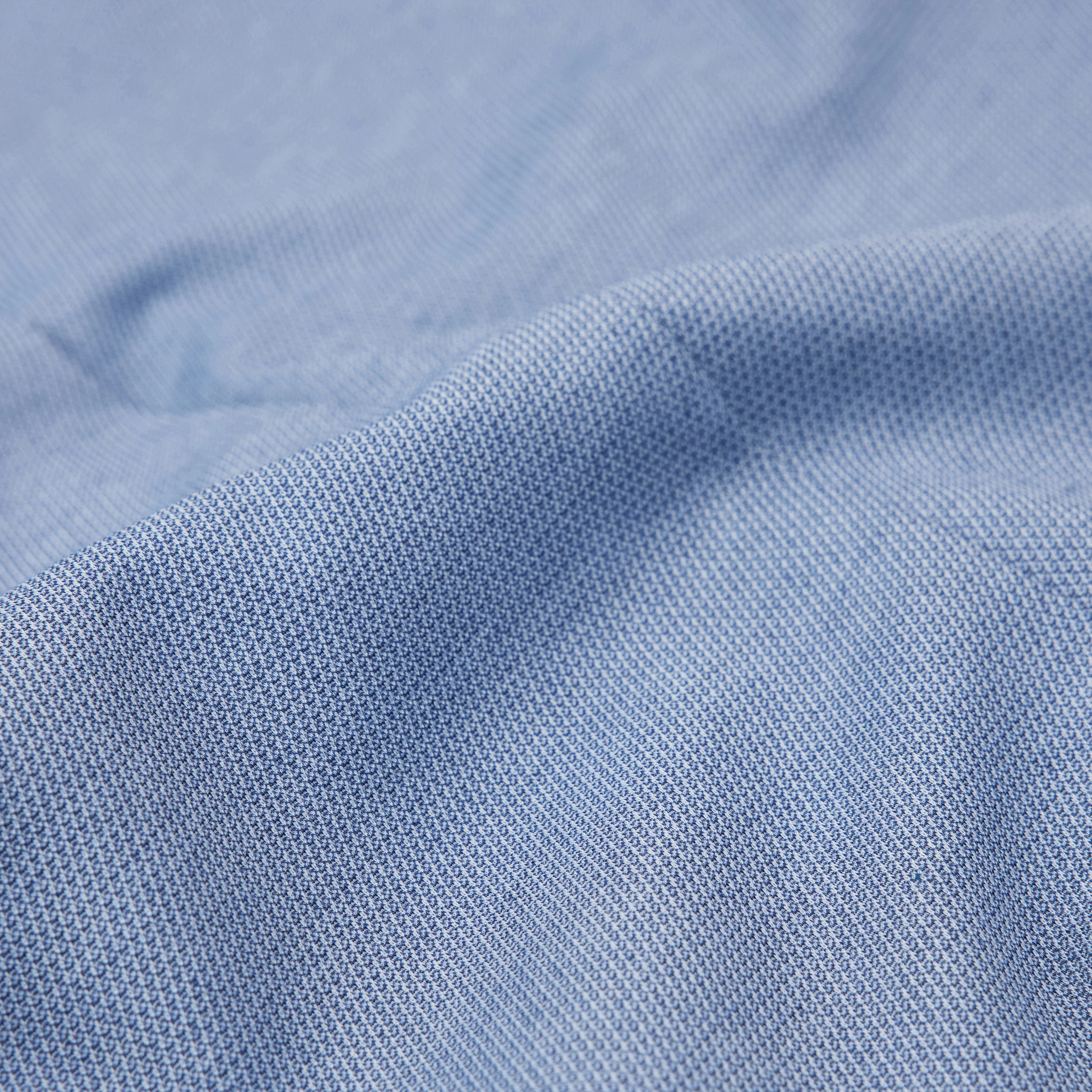 AJEND_SK - Ready-made slim fit trousers in jersey - men - blue - Materialbild (B2C)