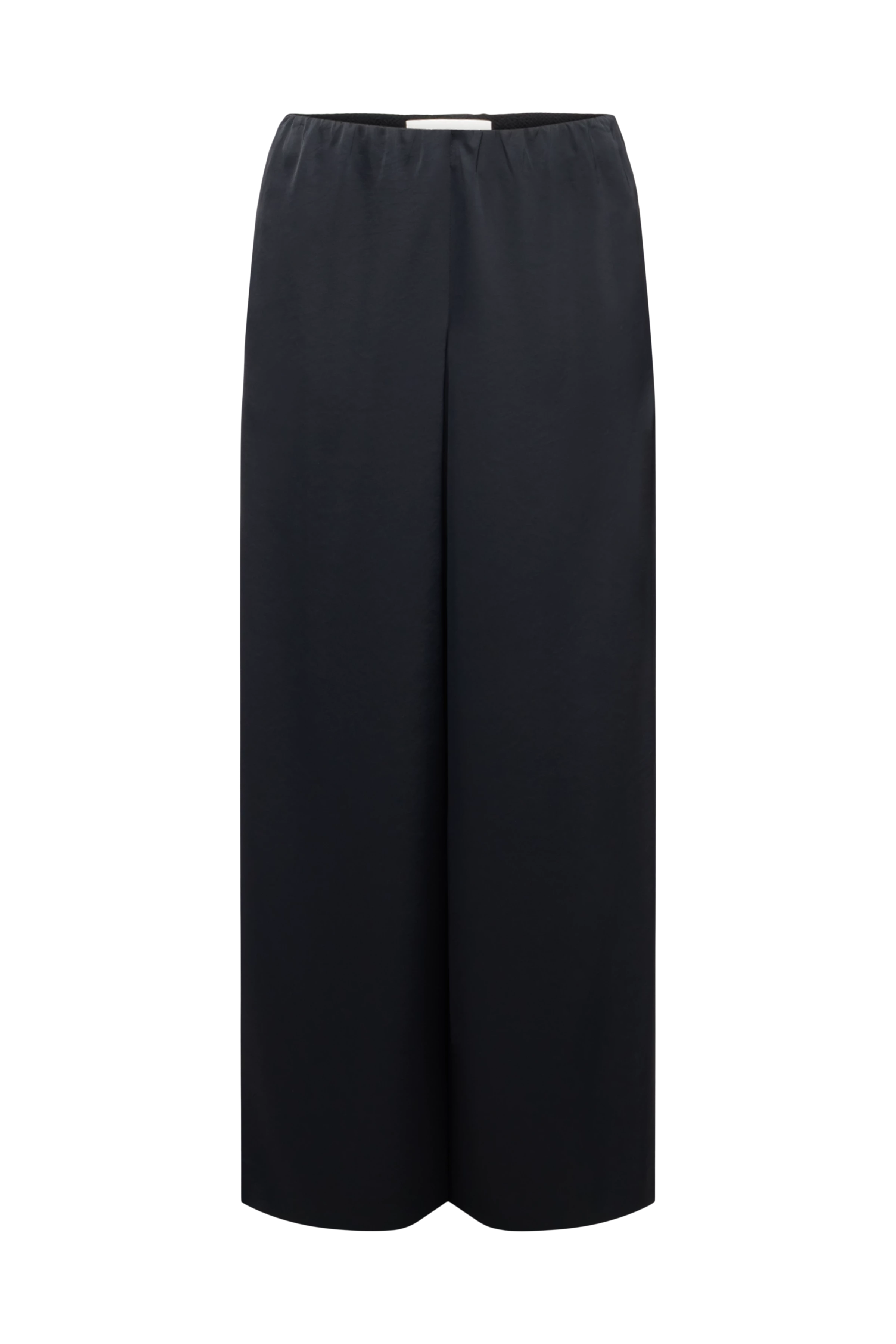 TWEEZER - Wide-leg trousers in satin - women - Natural Aluminium - Freisteller Frontansicht