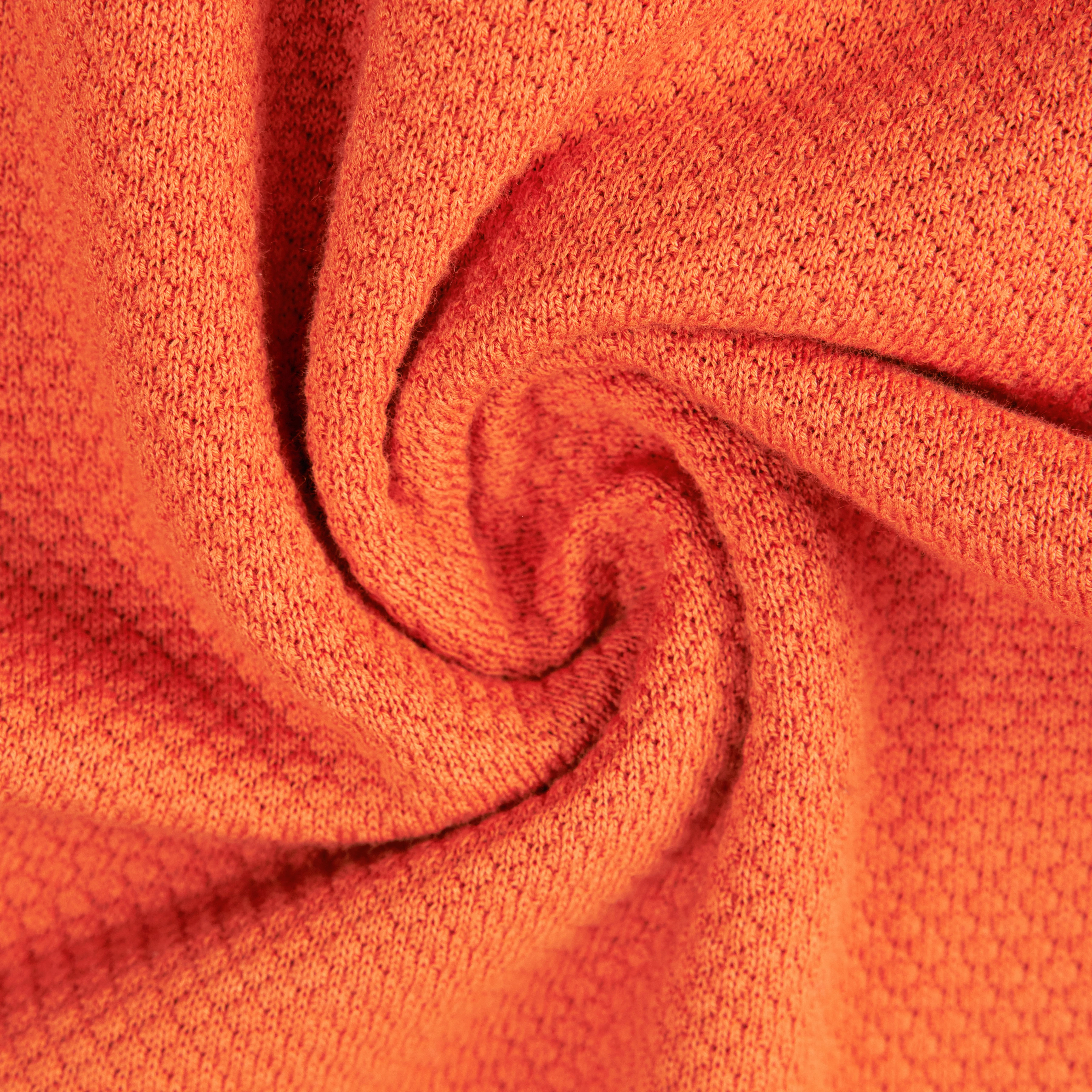 TRITON - Polo shirt in cotton - men - orange - Materialbild (B2C)