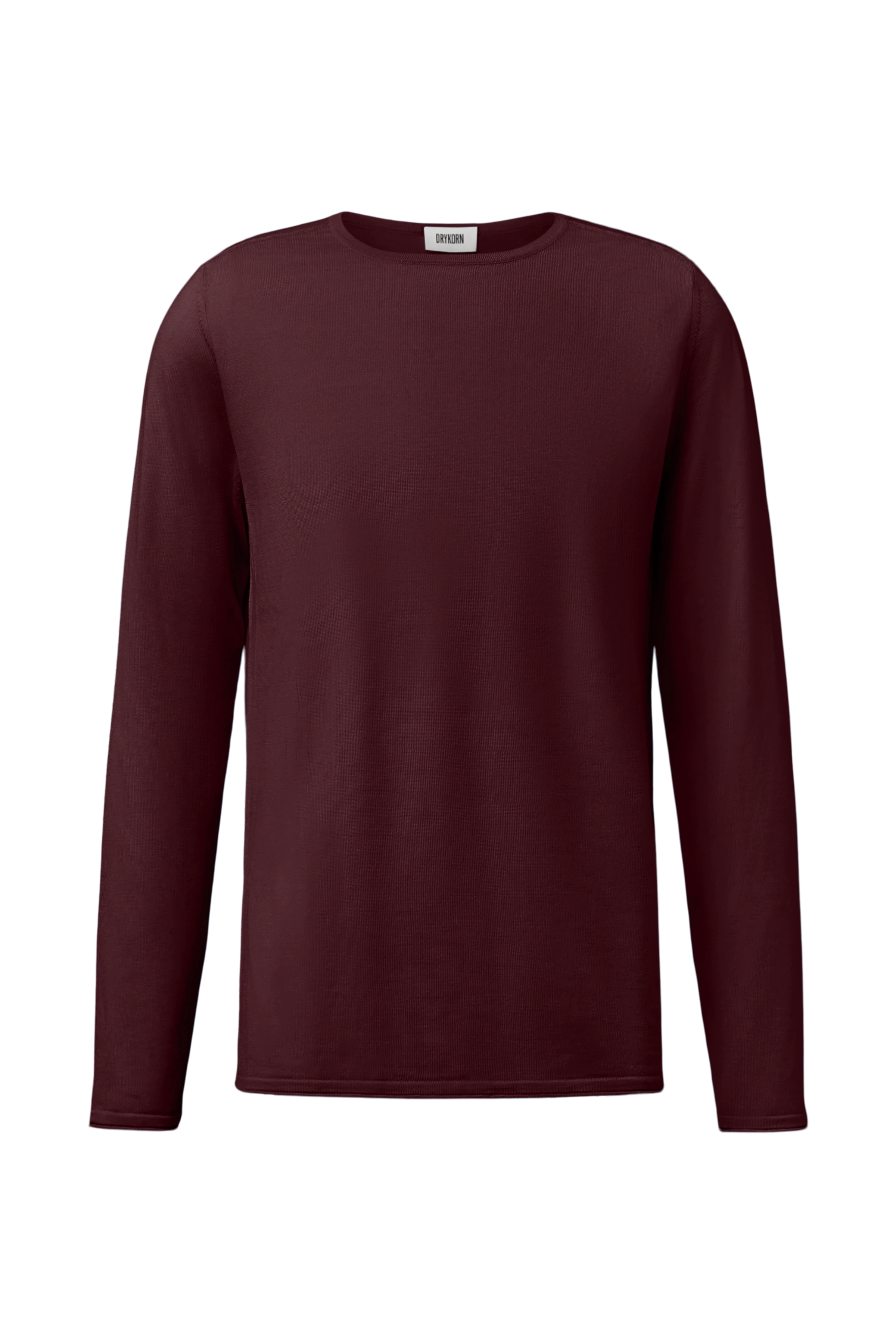 RIKONO - Fine merino wool knitted jumper - men - red - Freisteller Frontansicht